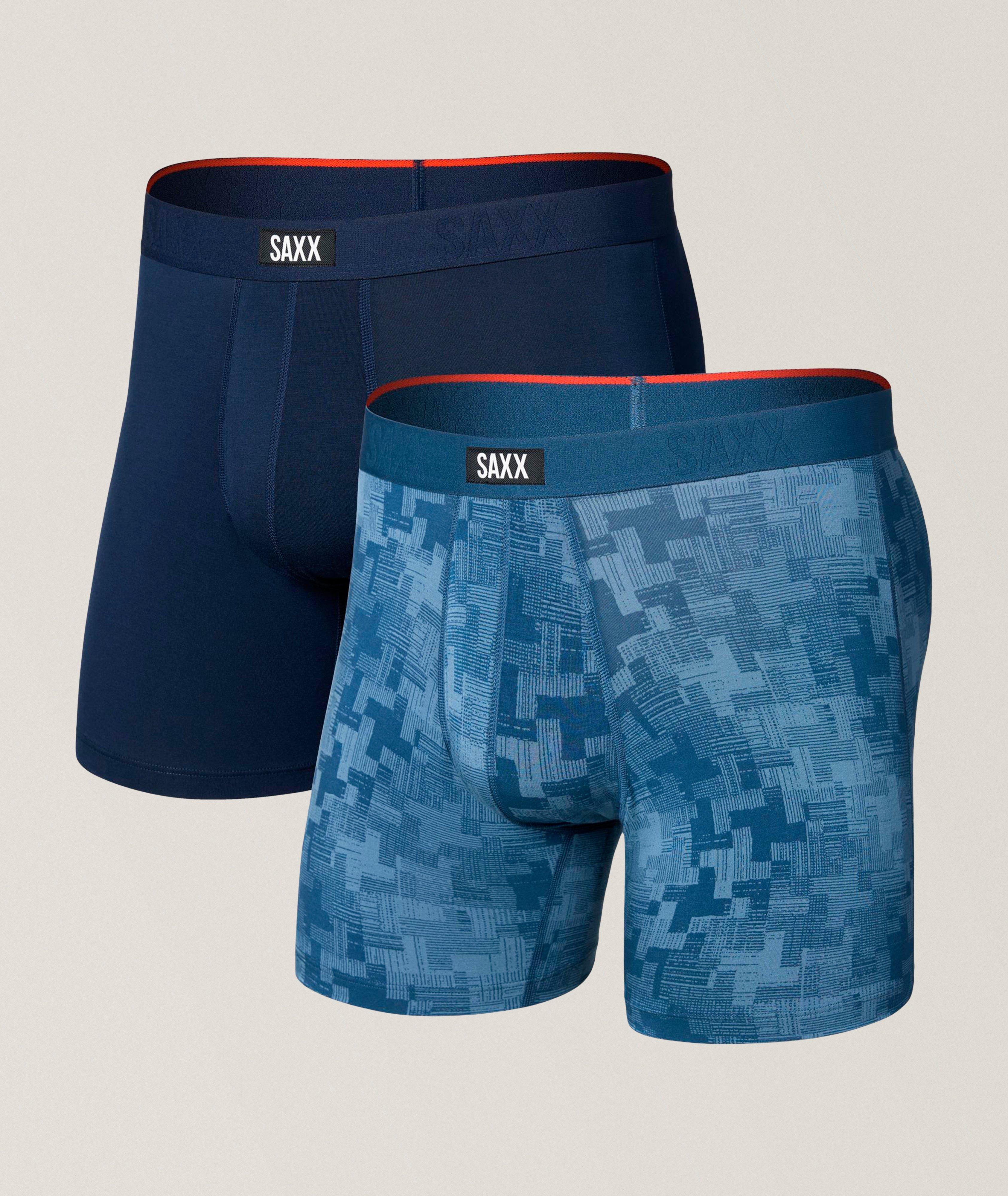 SAXX Two-Pack Frenetic Tweed Vibe Xtra Boxer Briefs
