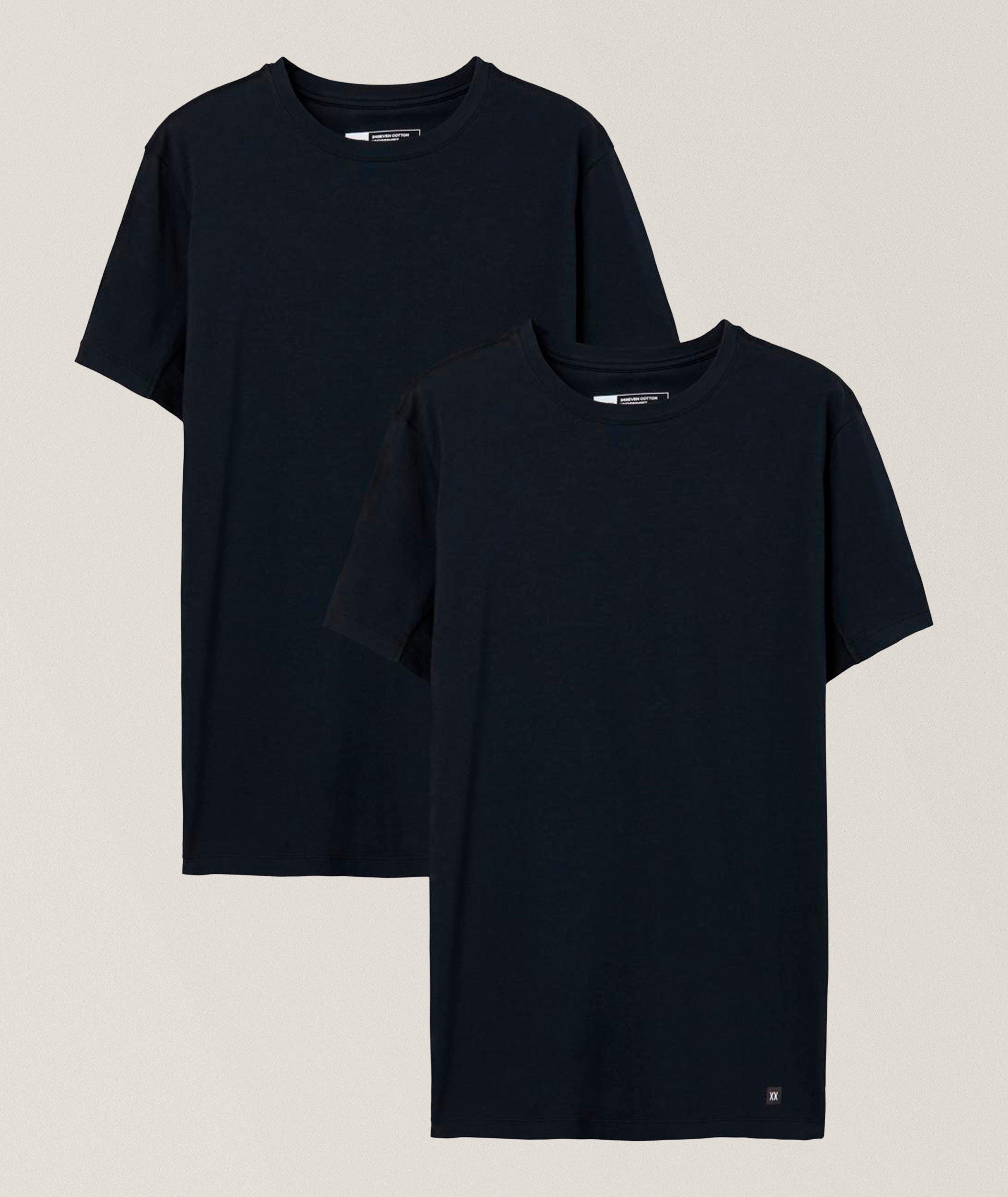 SAXX Lot de 2 t-shirts encolure ronde coton sèche DropTemp