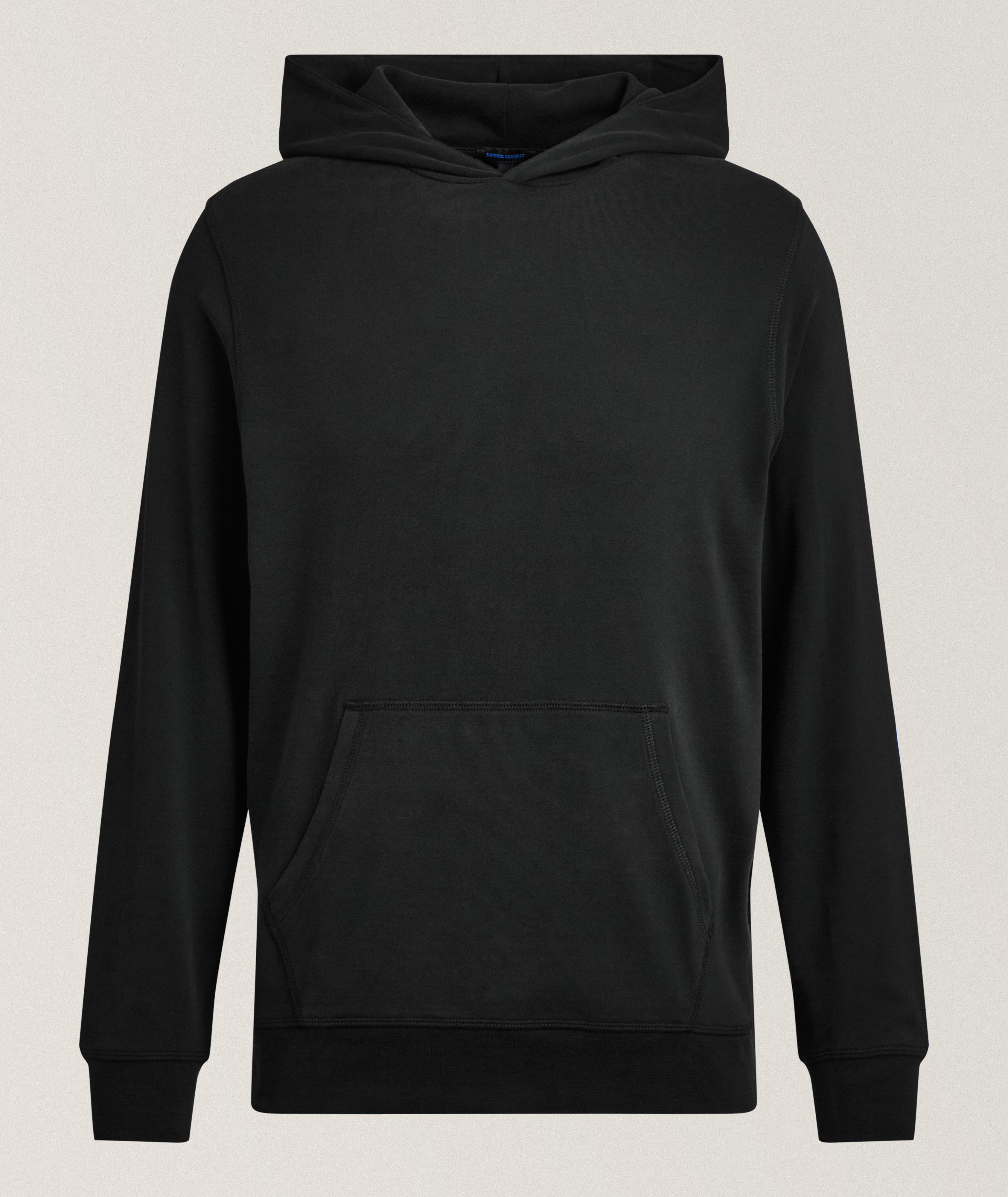 Patrick Assaraf Sweatshirt à enfiler coton pima-extensible suédé
