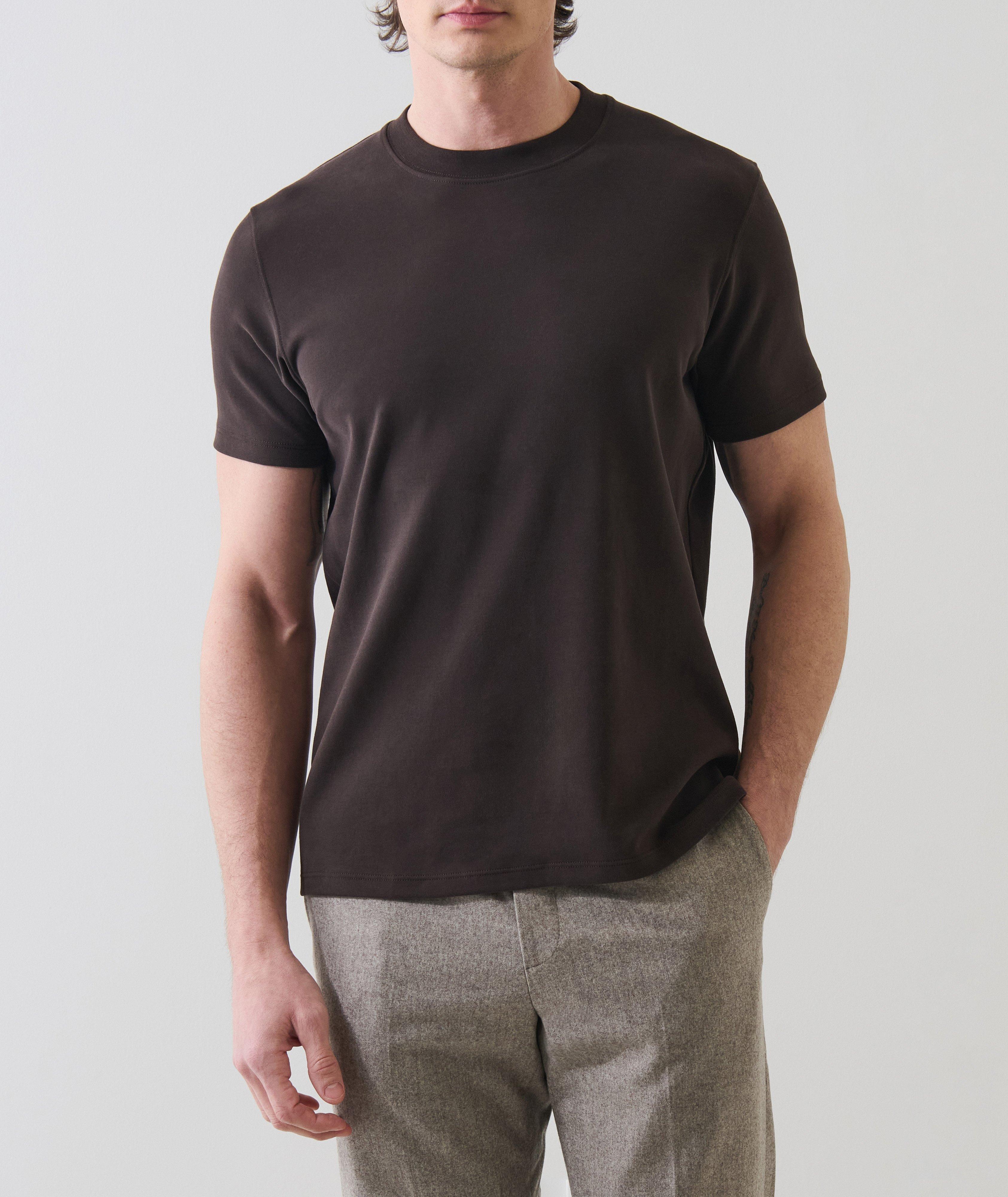 Sueded Pima Cotton T-Shirt image 1