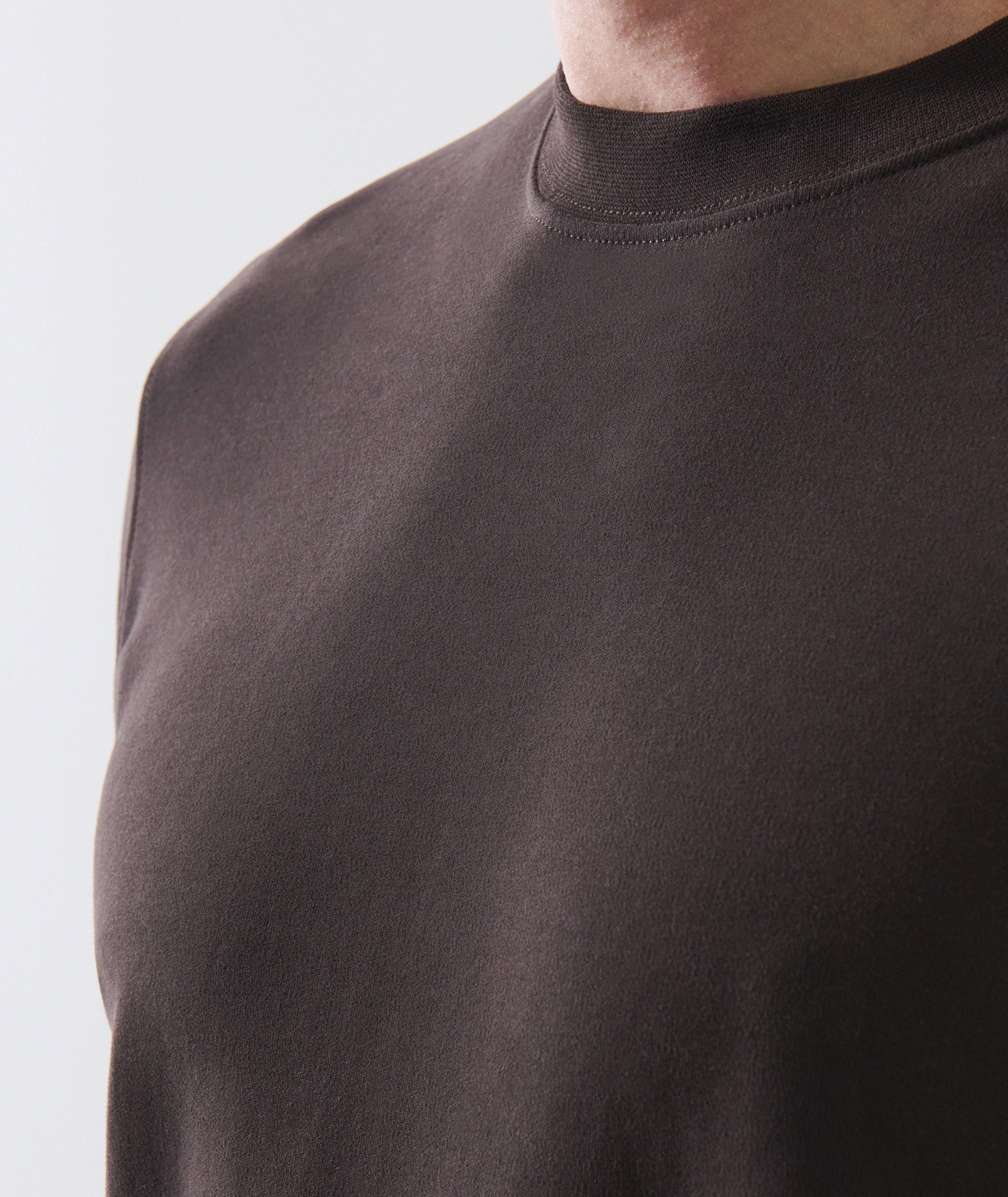 Sueded Pima Cotton T-Shirt image 4