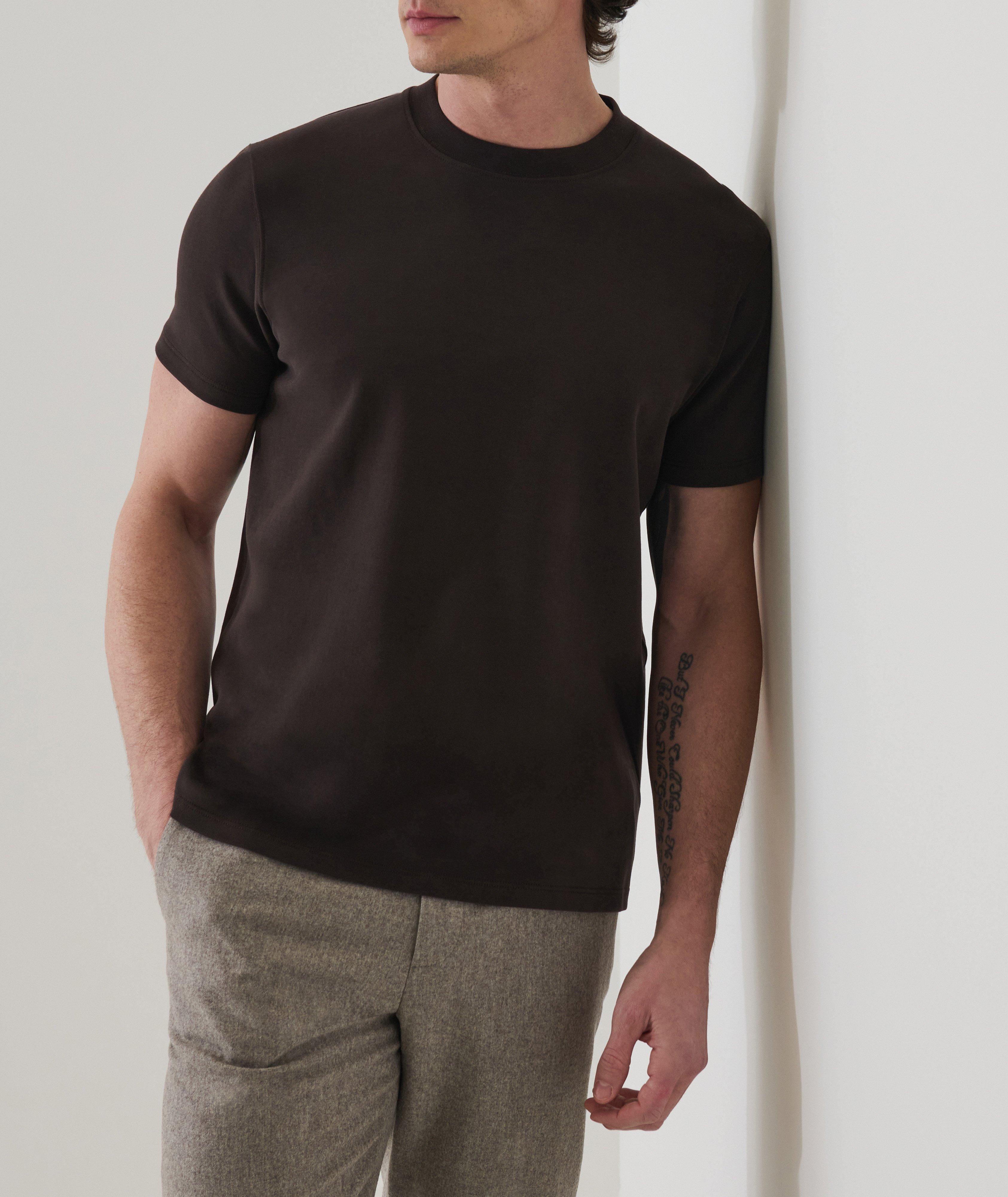 Sueded Pima Cotton T-Shirt image 5