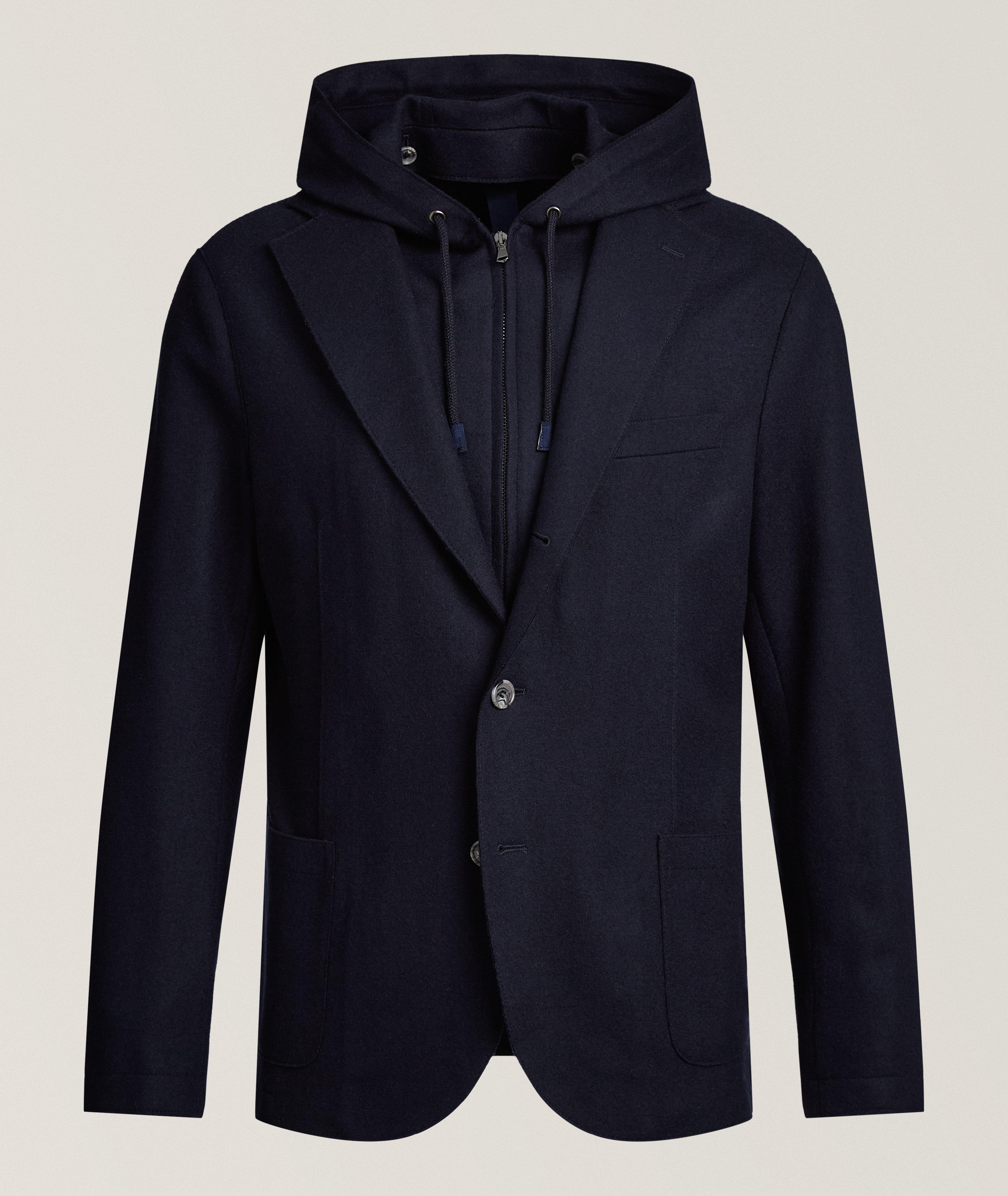 Patrick Assaraf Double-Faced Wool-Blend Sport Jacket