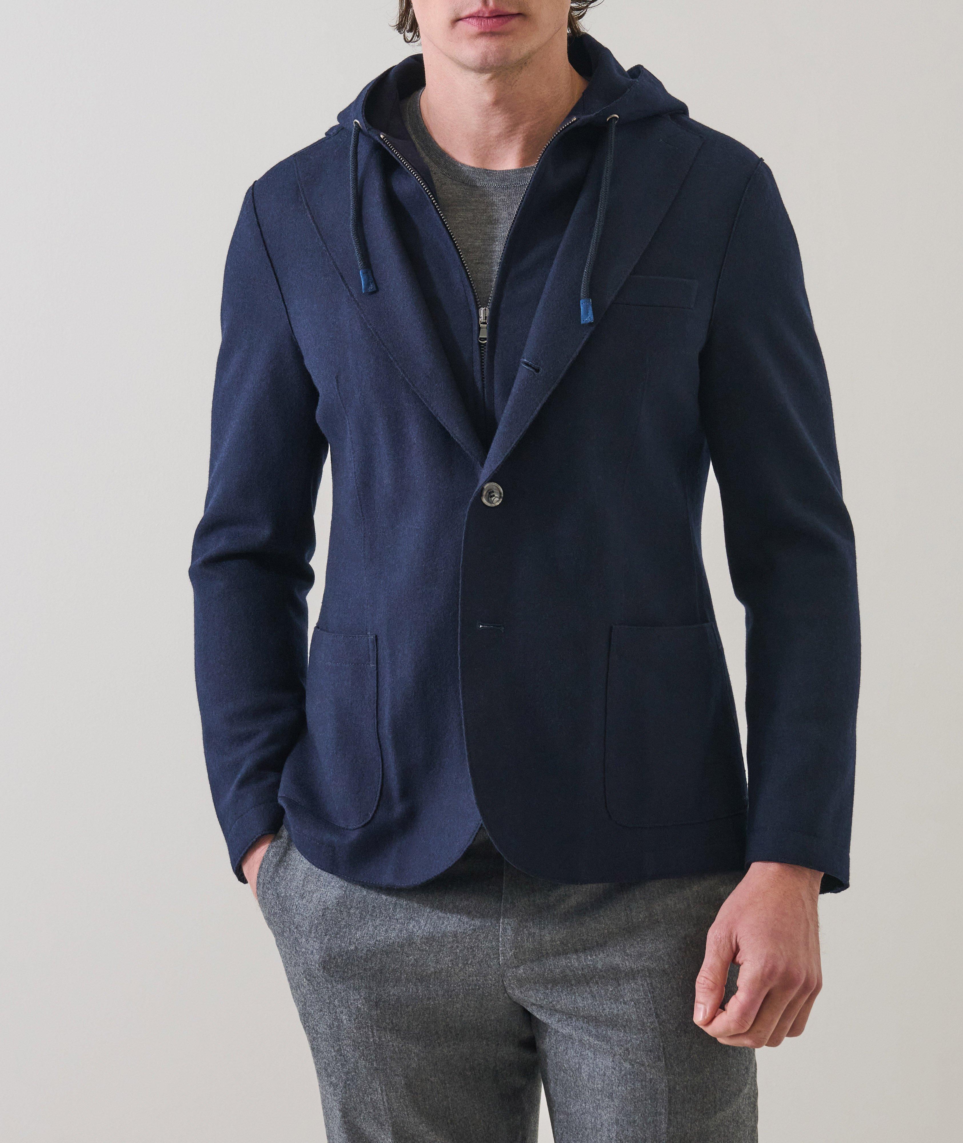 Veston sport laine-mélange double-face image 1
