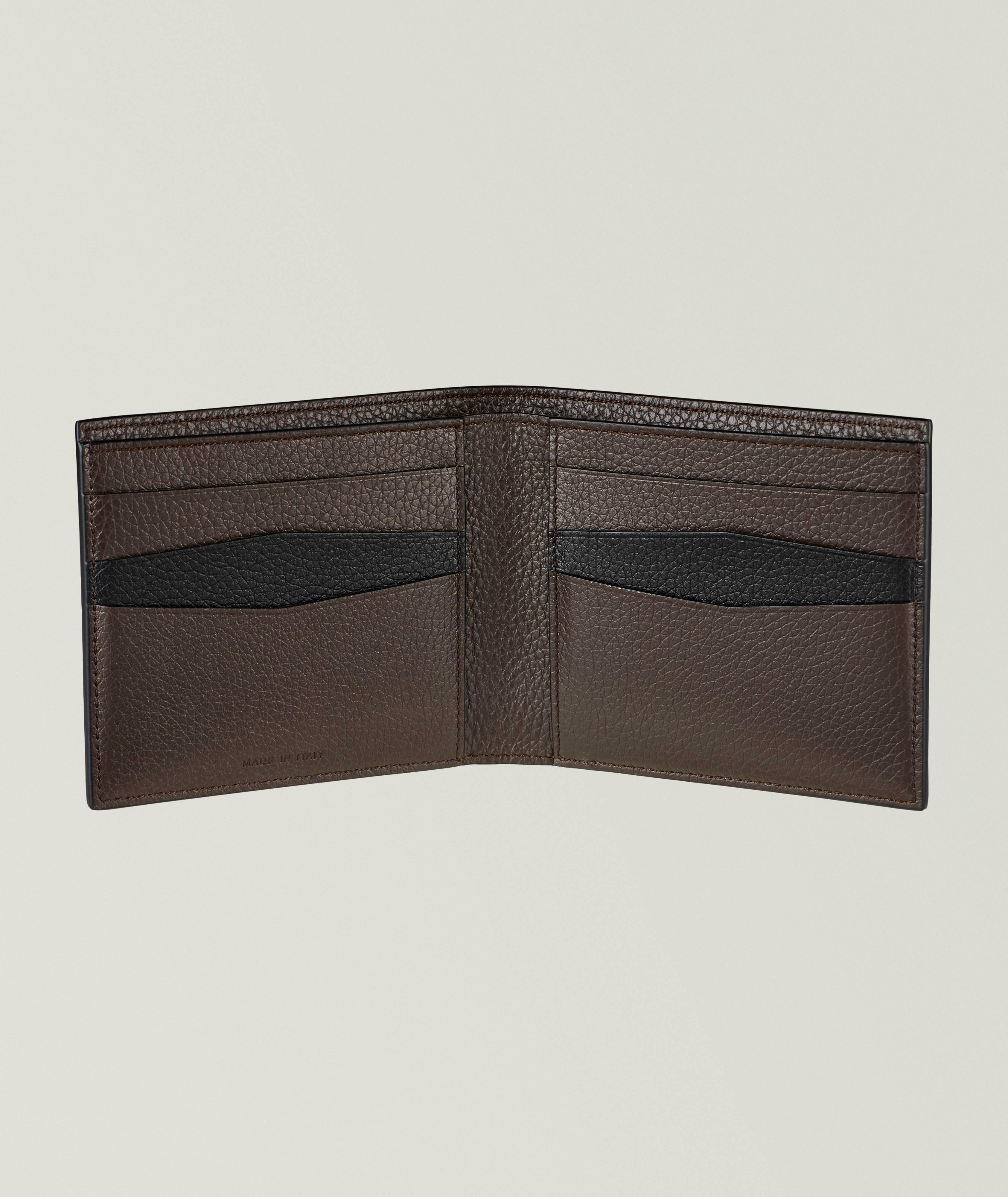 6-Card Cachemire Leather Bifold Wallet image 1