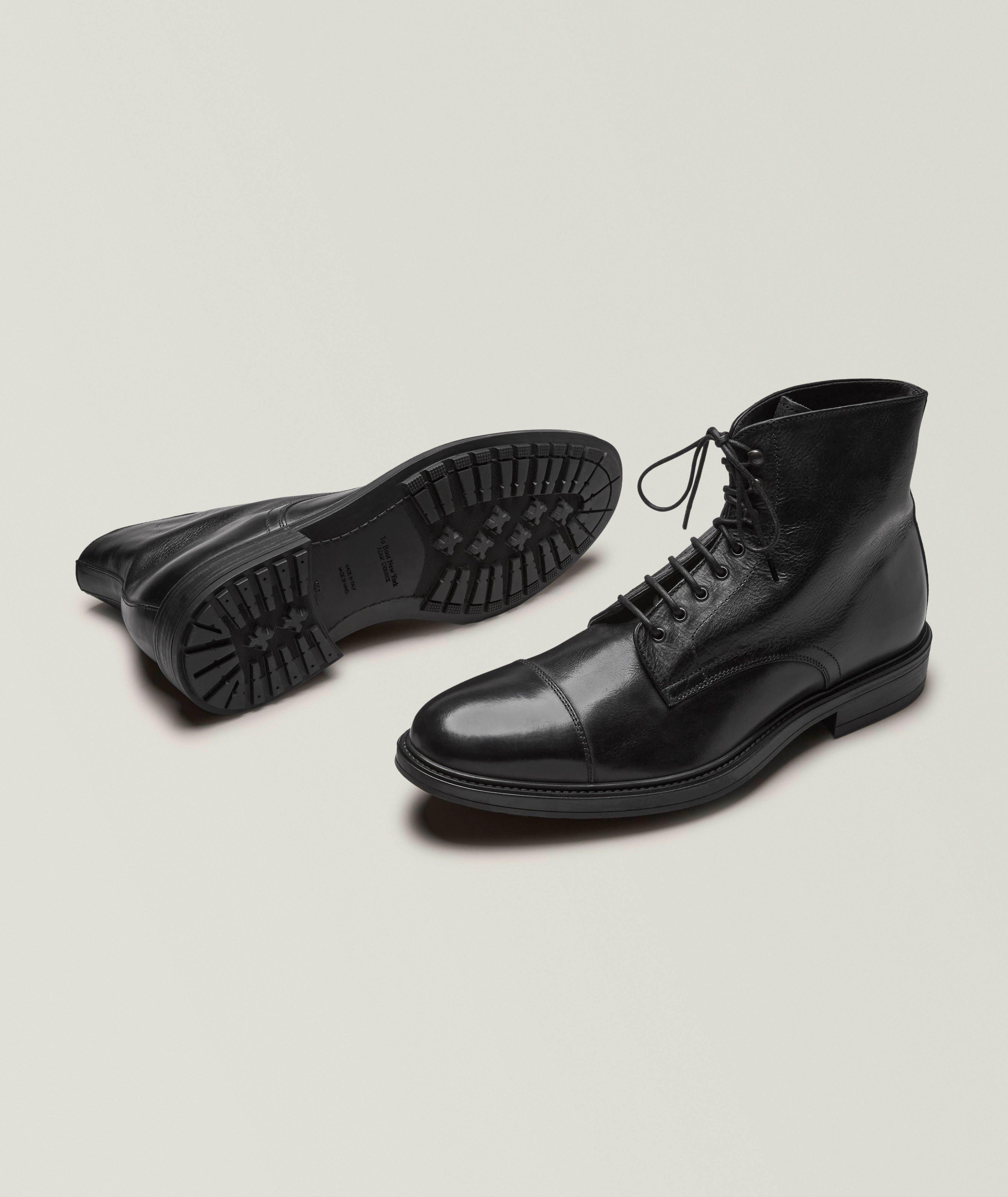 Burkett Cap Toe Lace-Up Boots image 3
