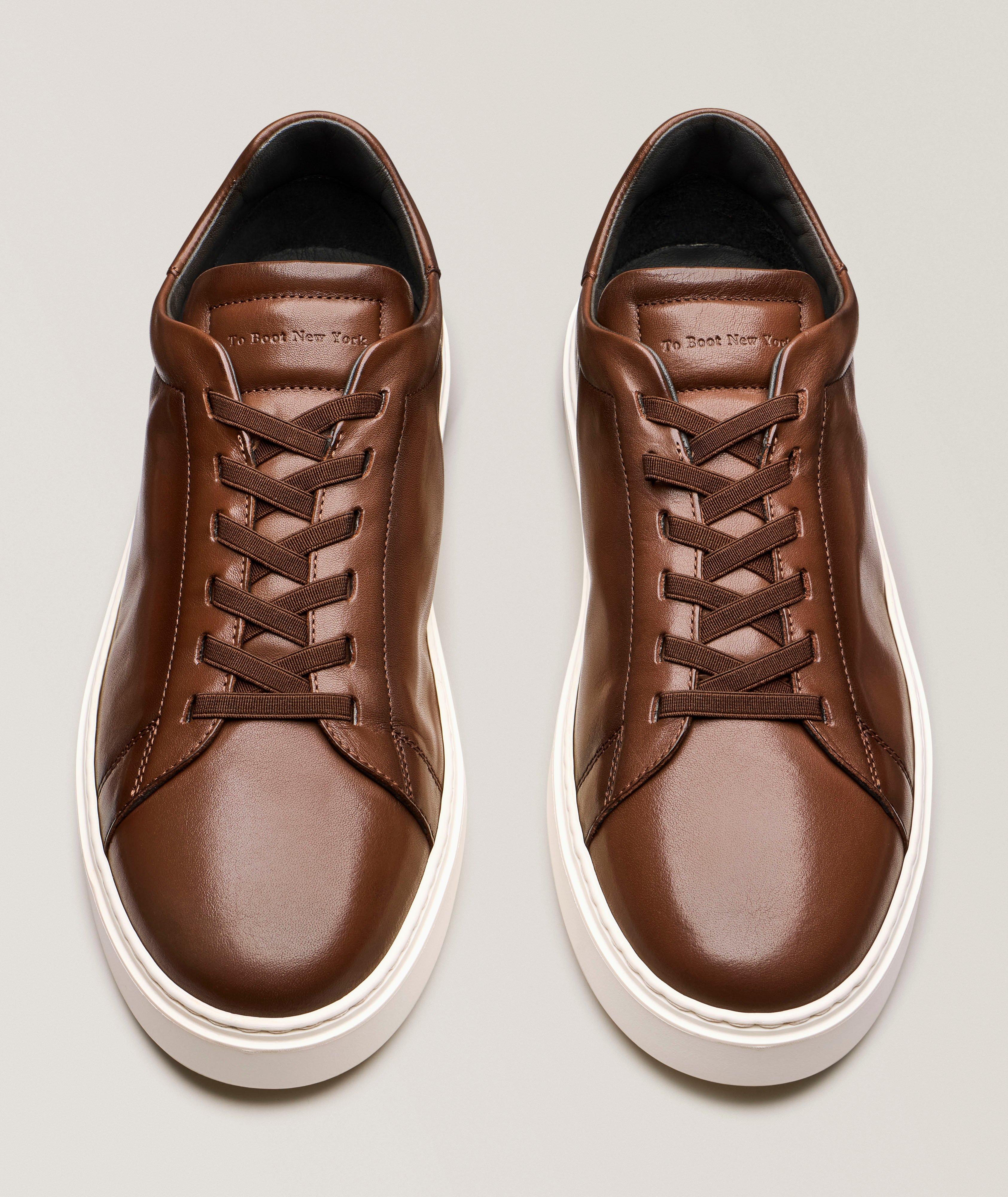 Chaussures sport en cuir James image 1