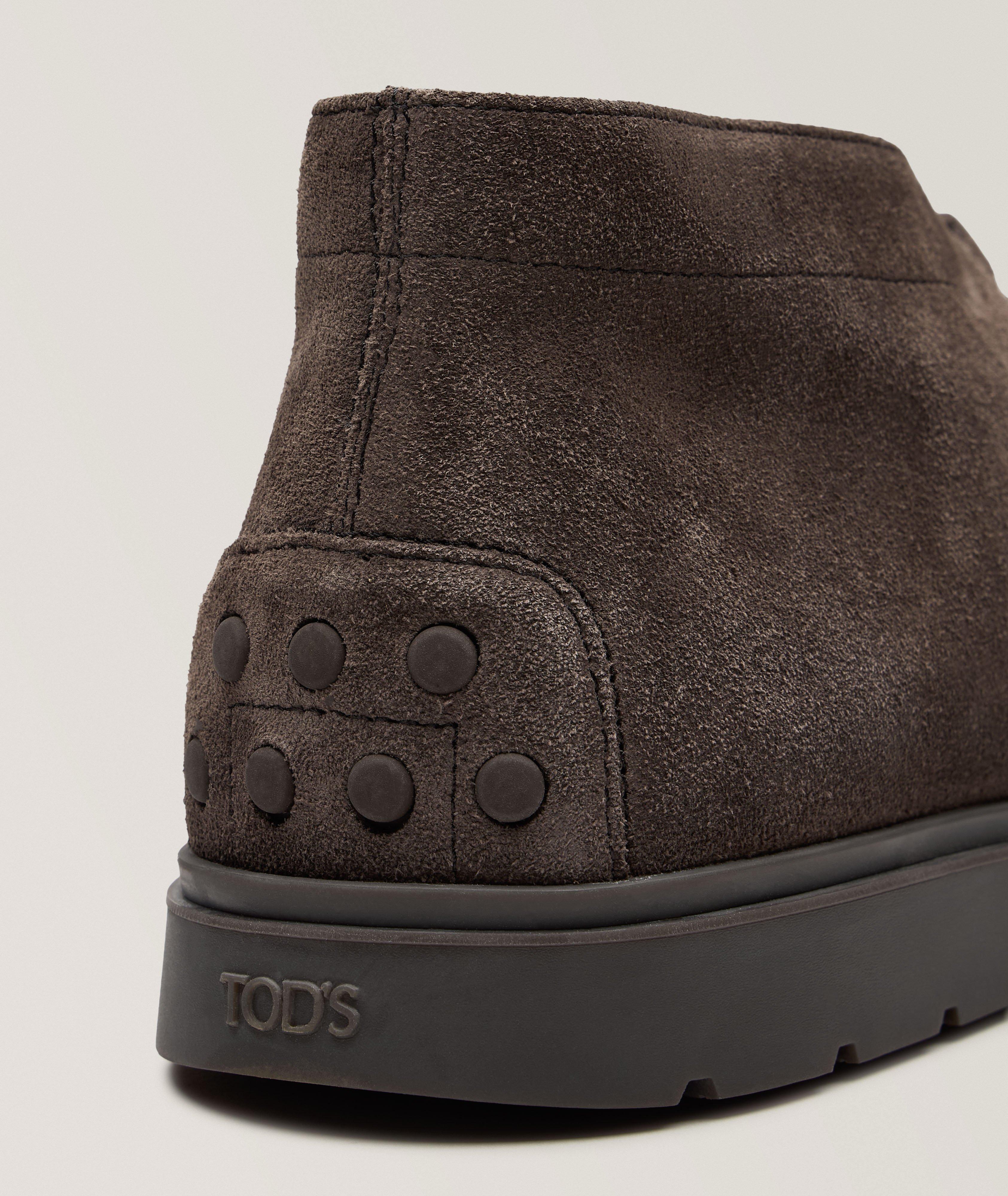 Suede Elastic-Lace Desert Boots image 2