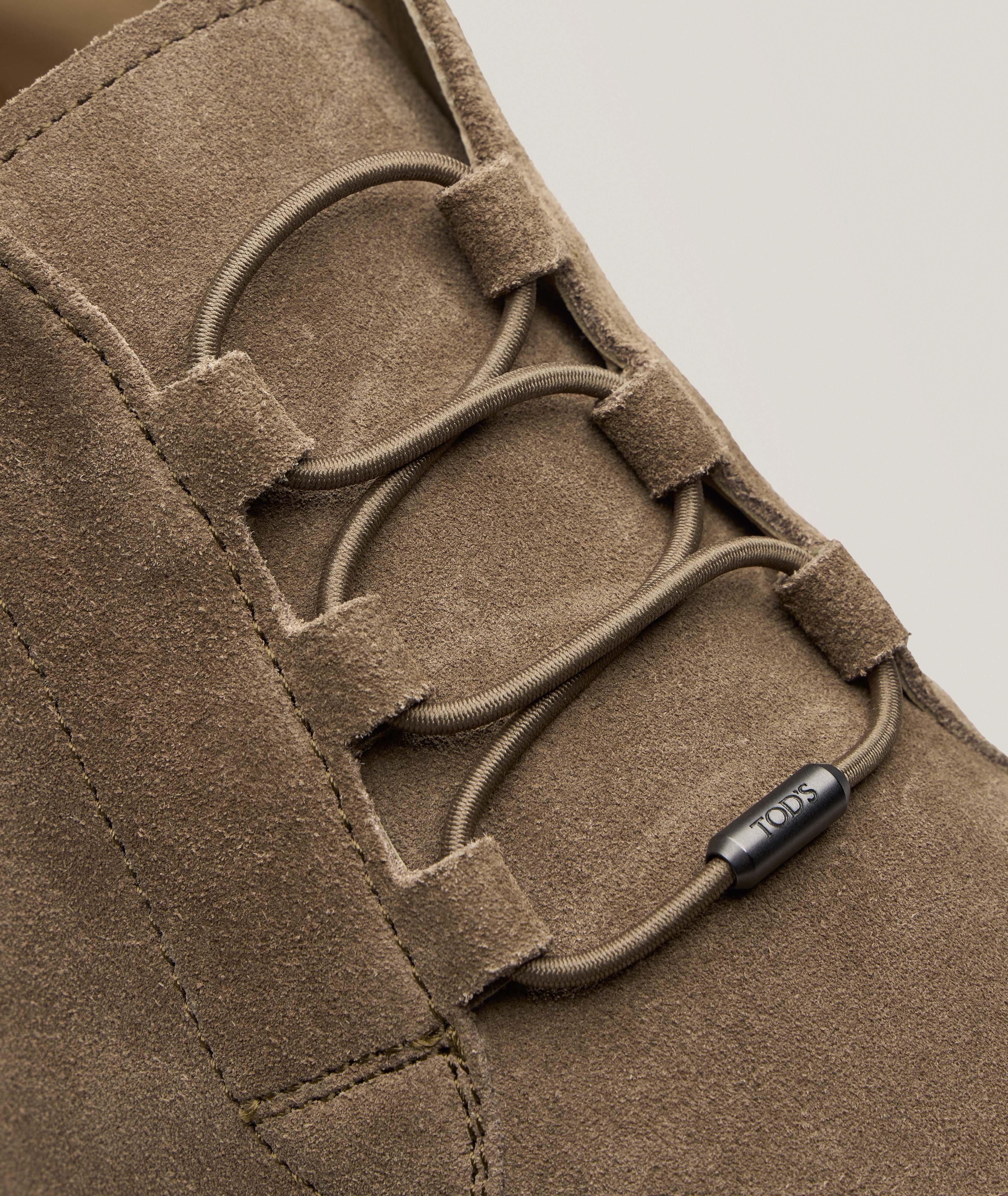 Suede Elastic-Lace Desert Boots image 2