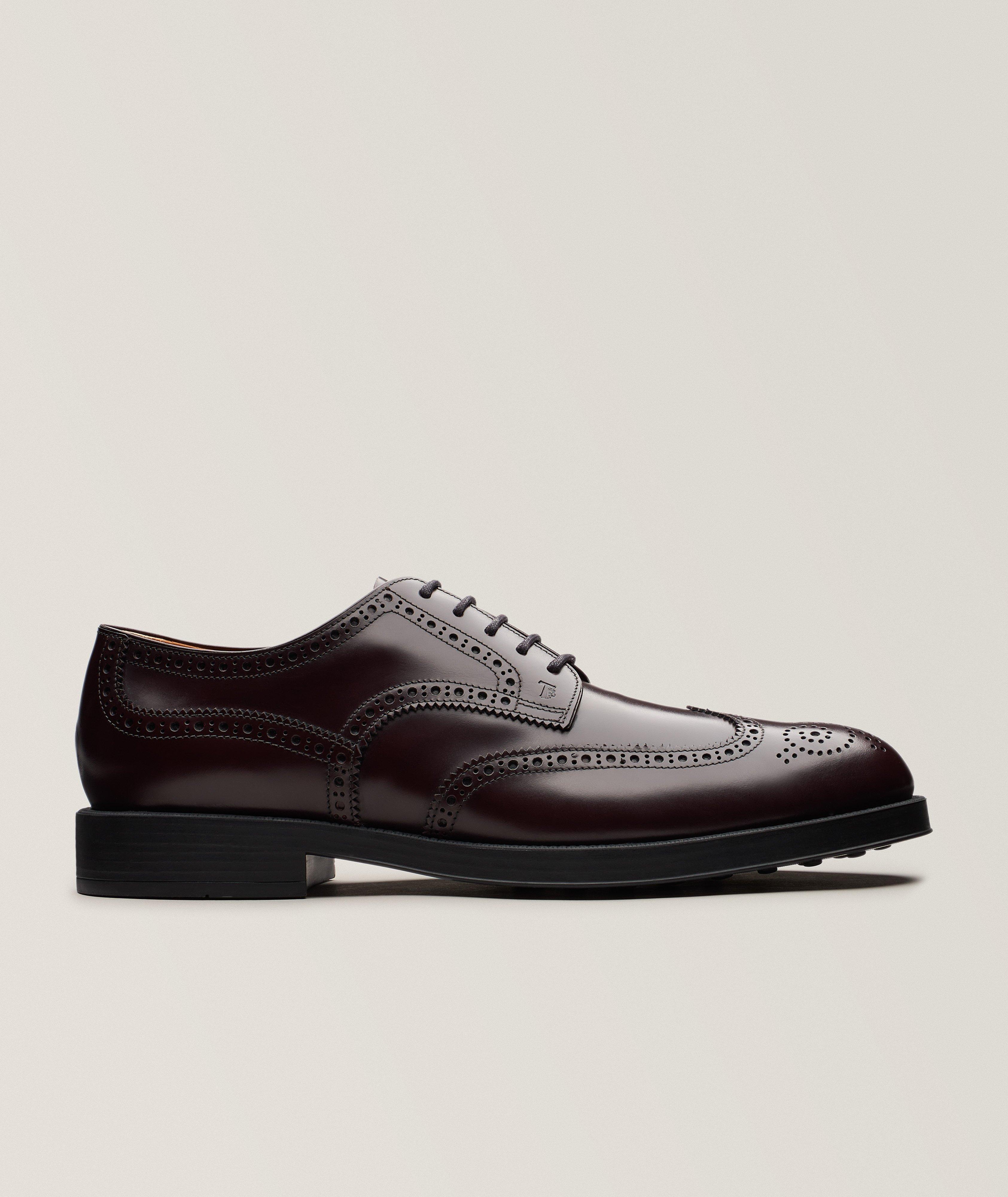 Leather Wingtip Brogue Derbies image 0