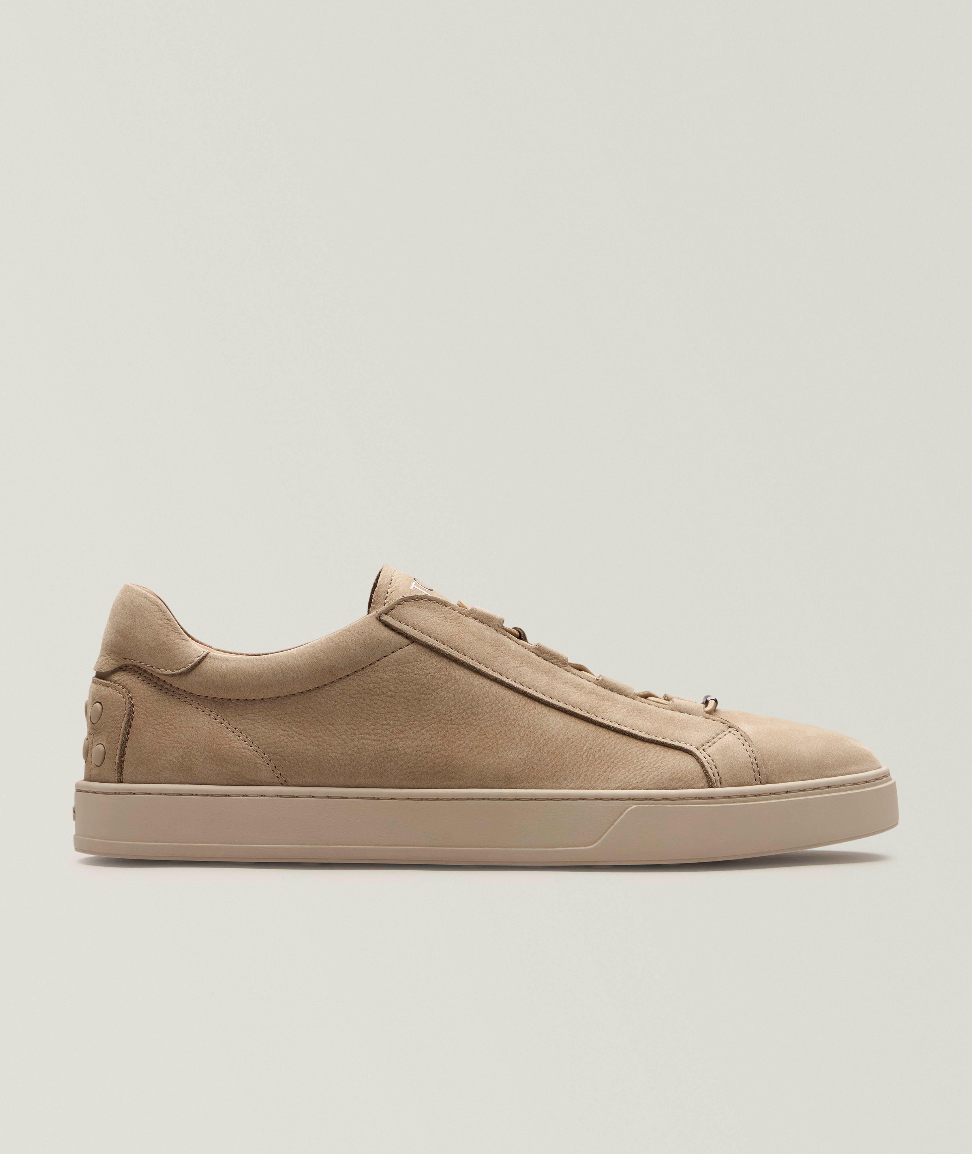 Chaussures sport lacets-élastiques nubuck image 0