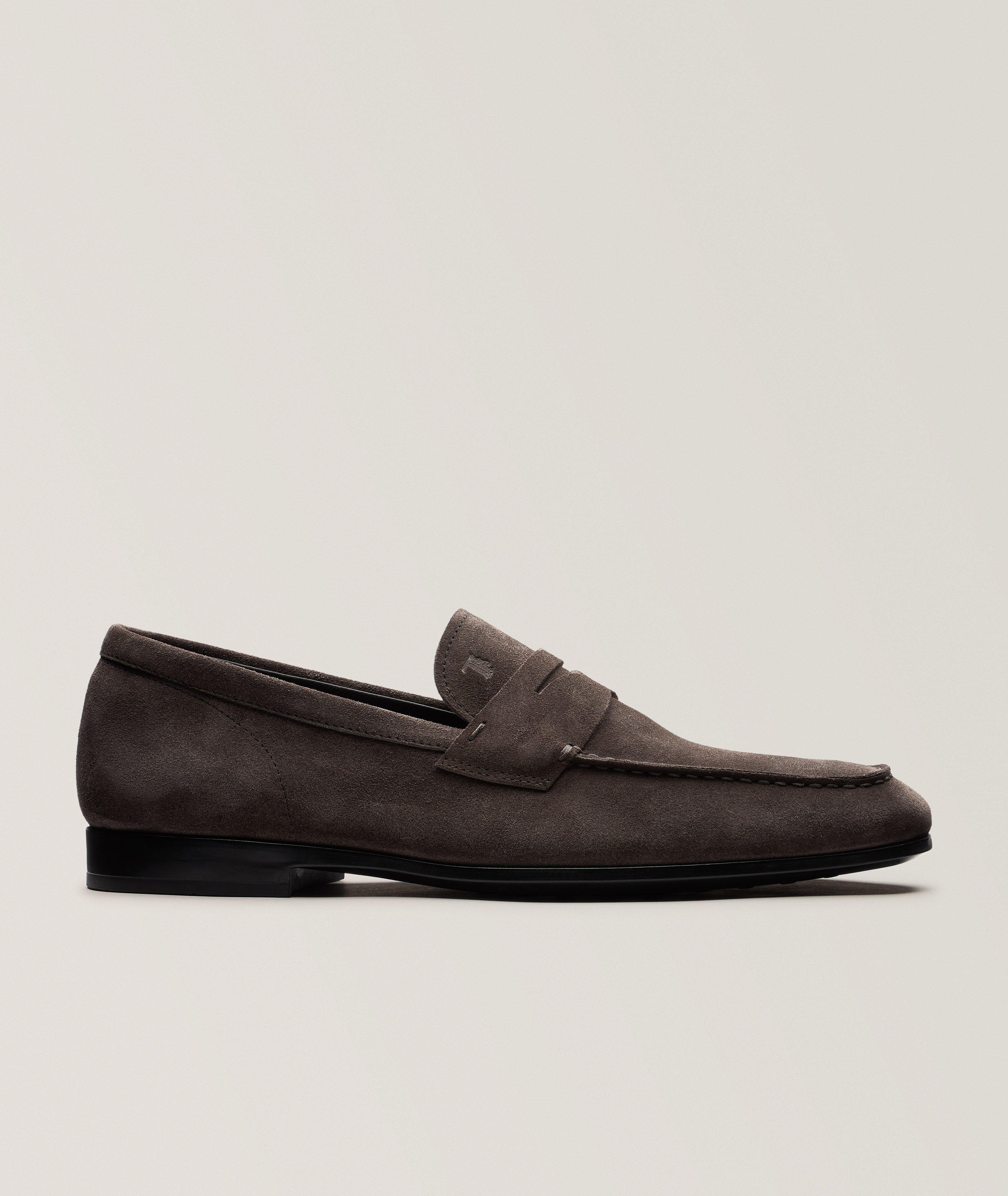 Tod's Classic Suede Penny Loafers 