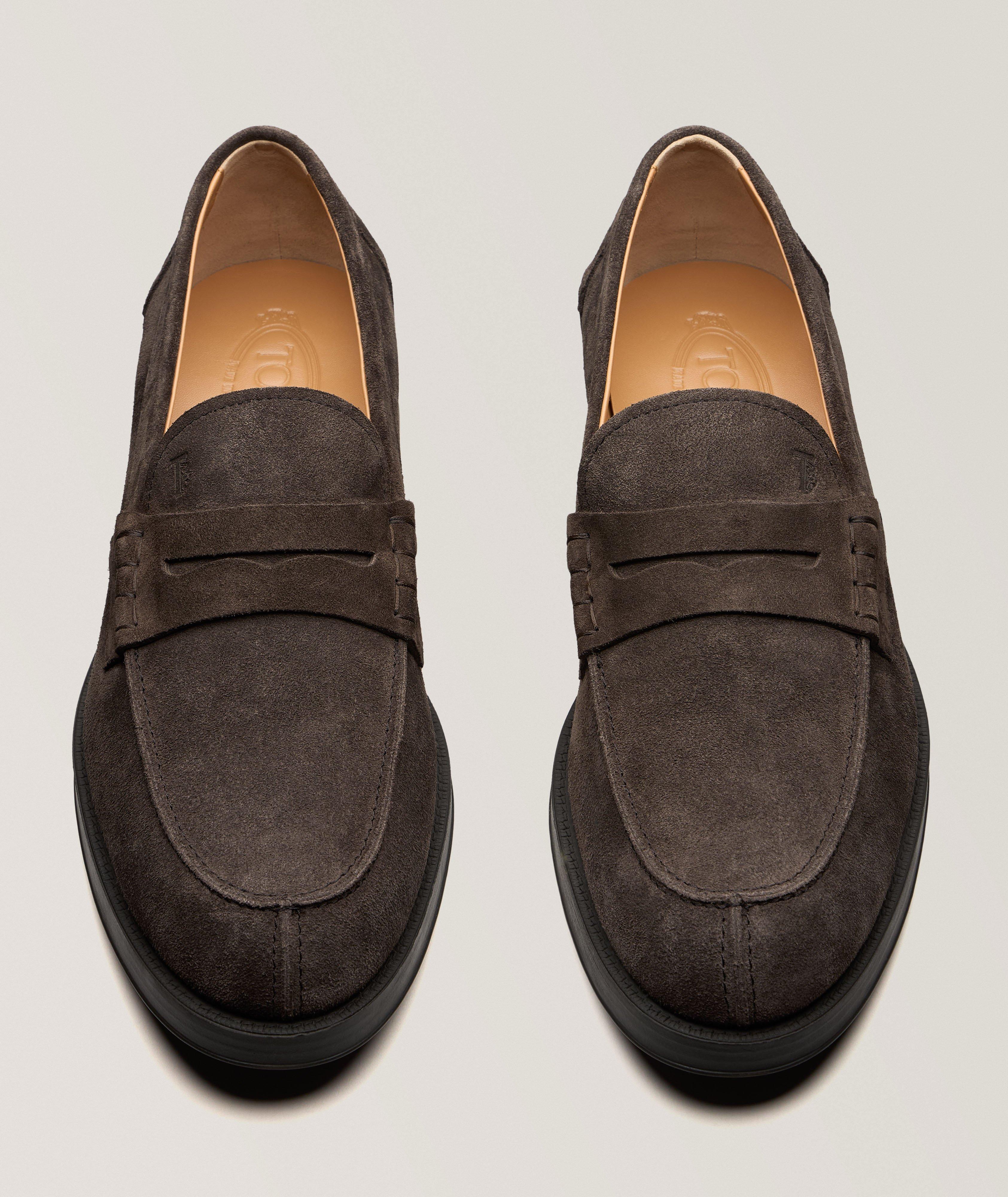 Classic Suede Penny Loafers image 1