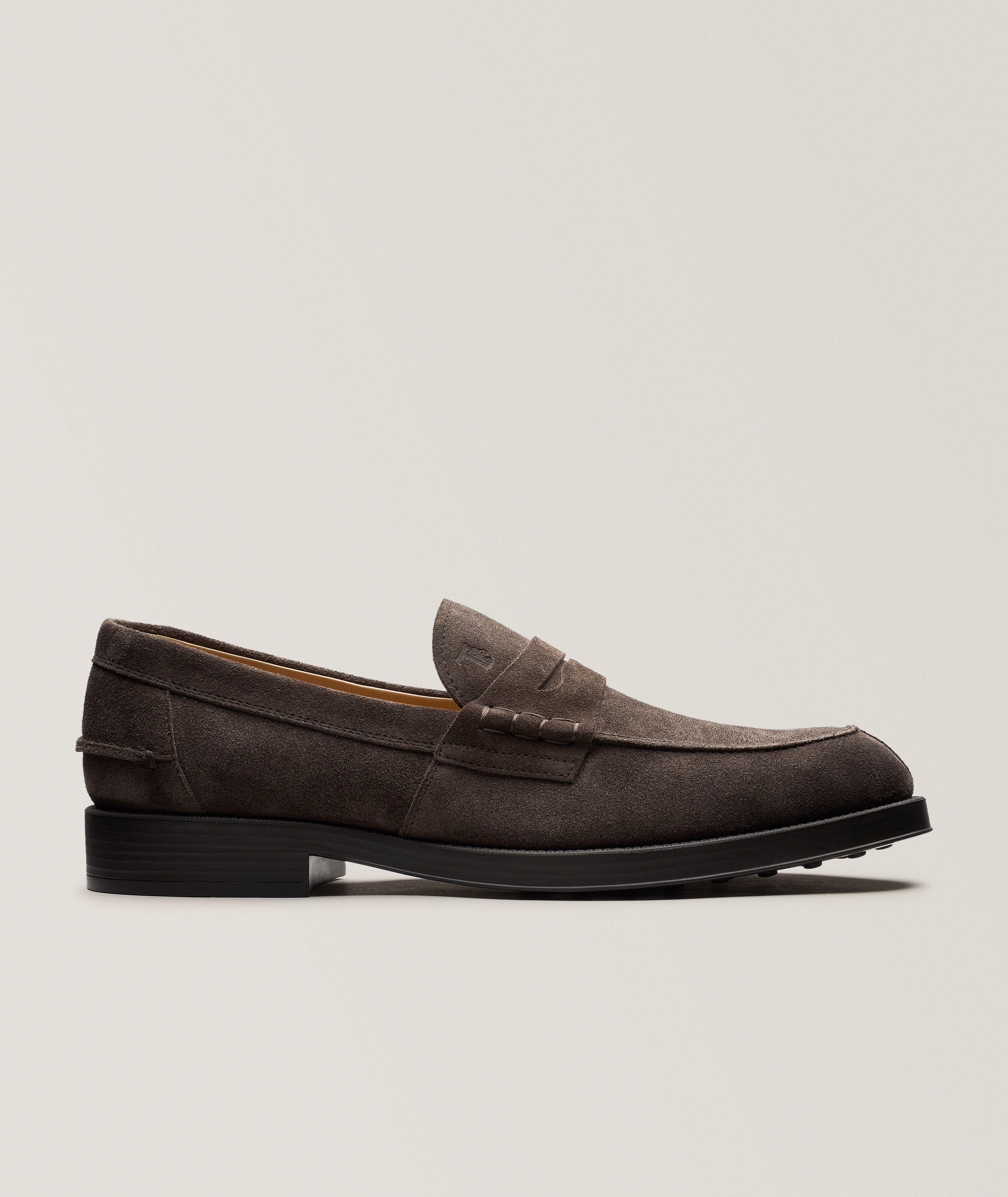 Classic Suede Penny Loafers image 0