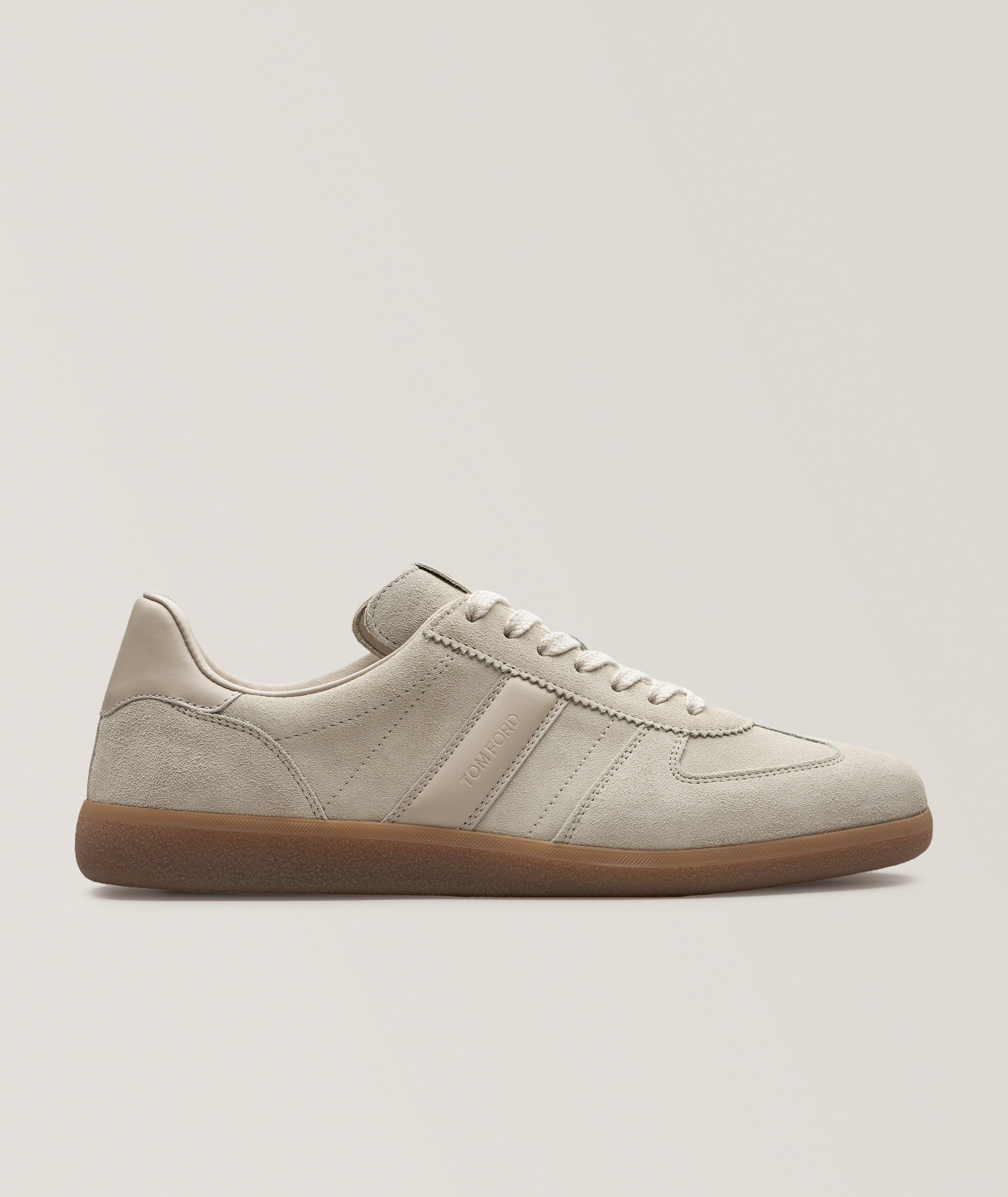 TOM FORD Archer Suede T-Toe Sneakers