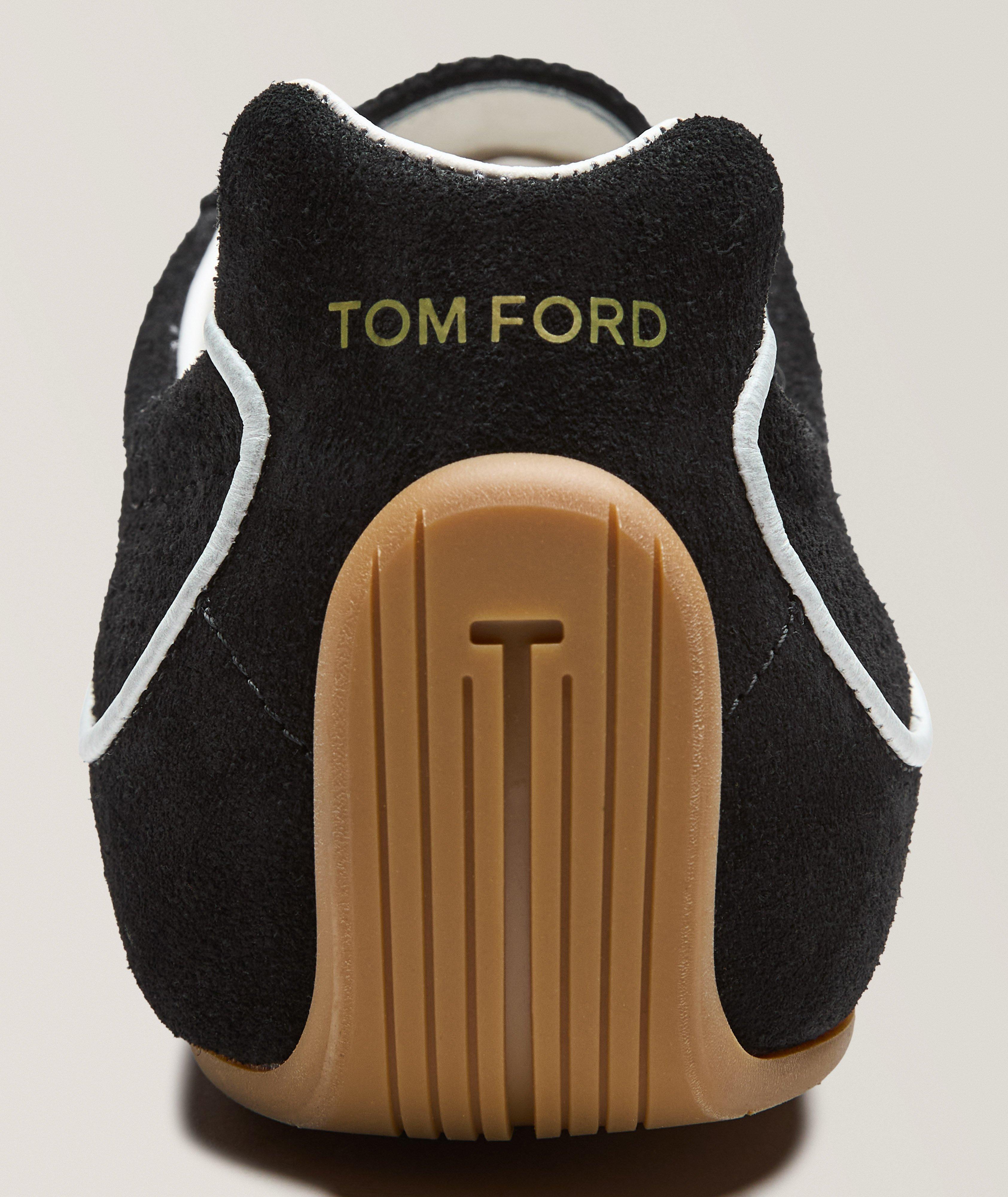 Lewis Perforated Suede Sneakers image 2