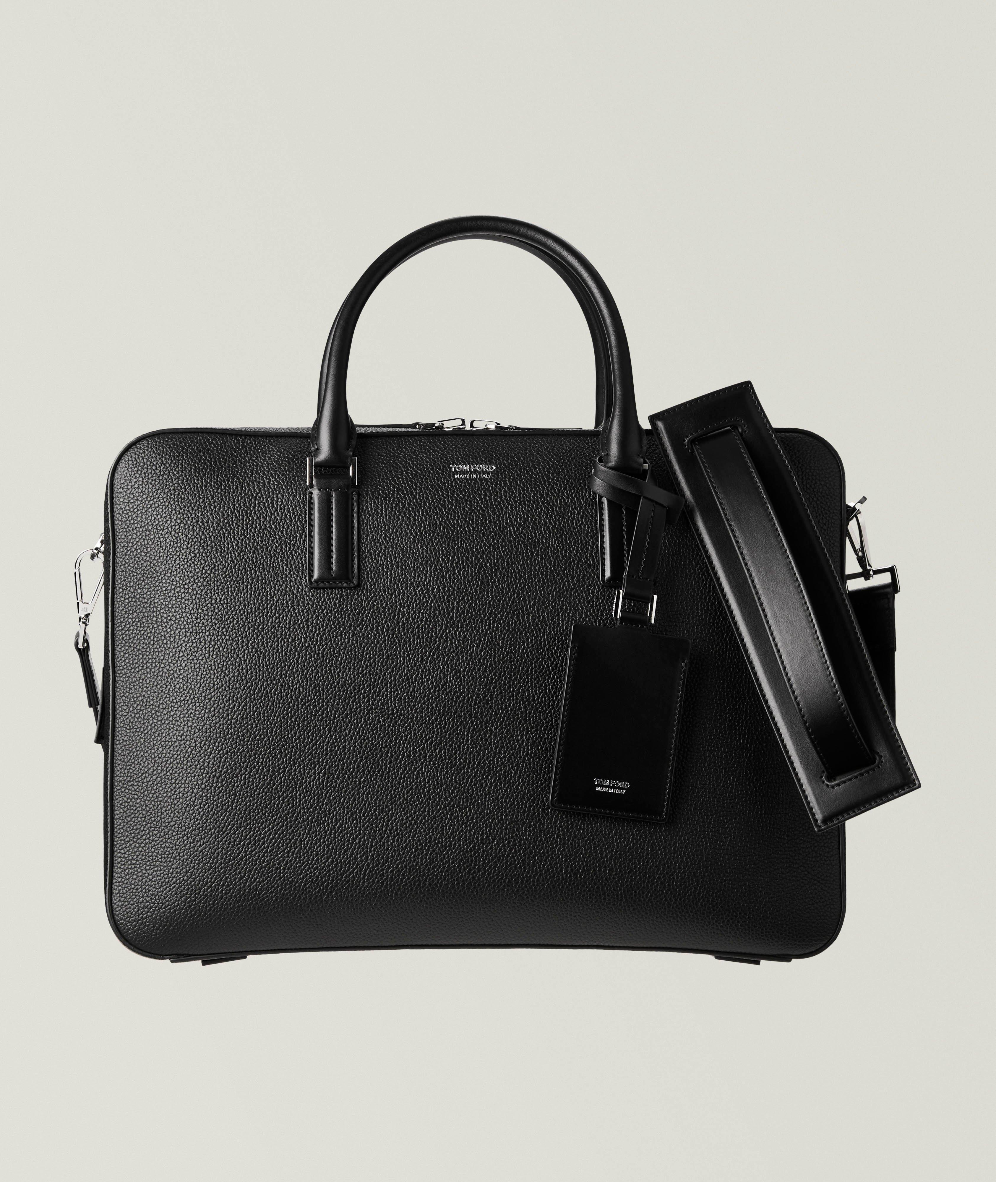 TOM FORD Elliot Grained Leather Briefcase 