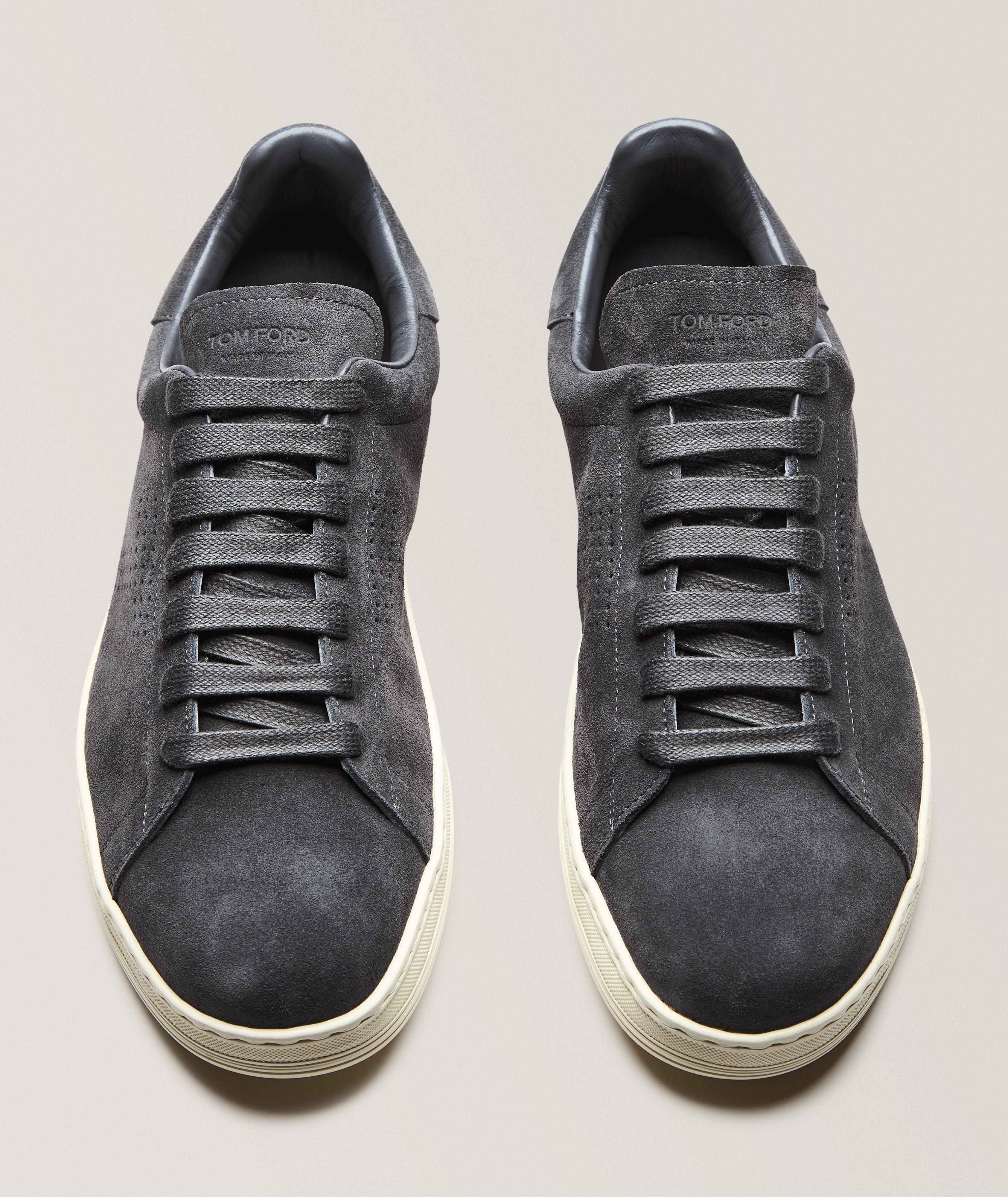 Warwick Perforated T Suede Sneakers image 1
