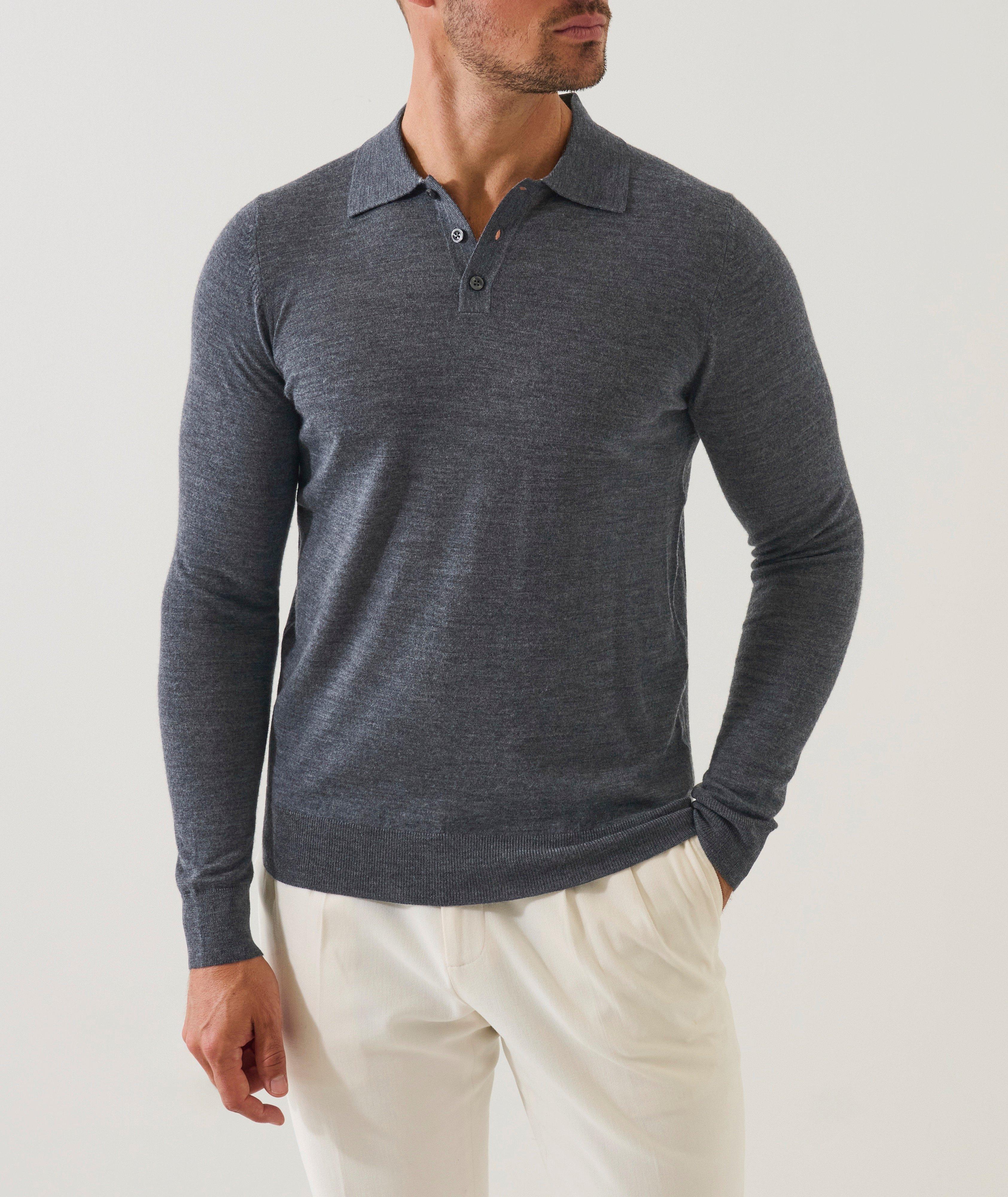 Extrafine Merino Wool Polo image 1