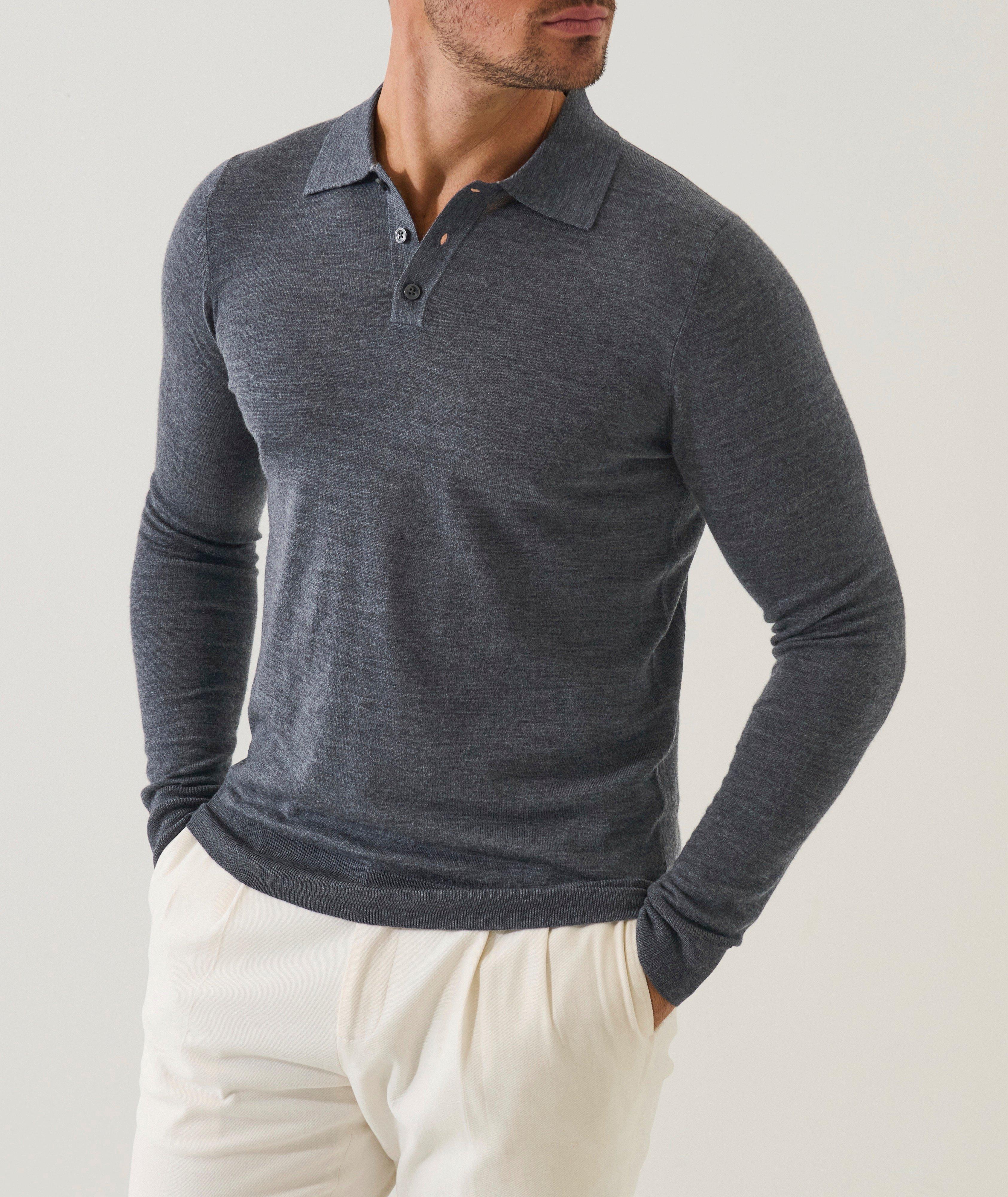Extrafine Merino Wool Polo image 2