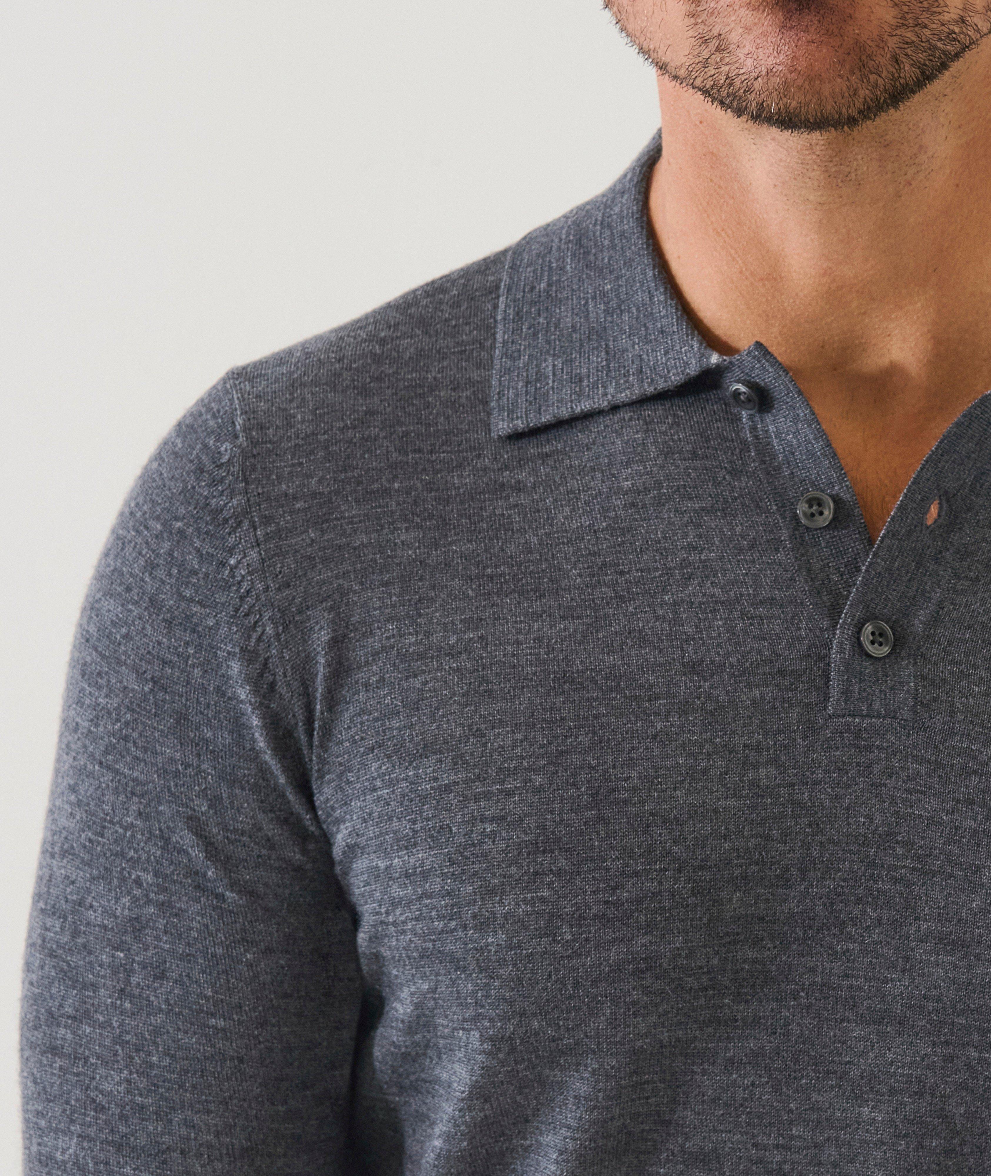 Extrafine Merino Wool Polo image 3