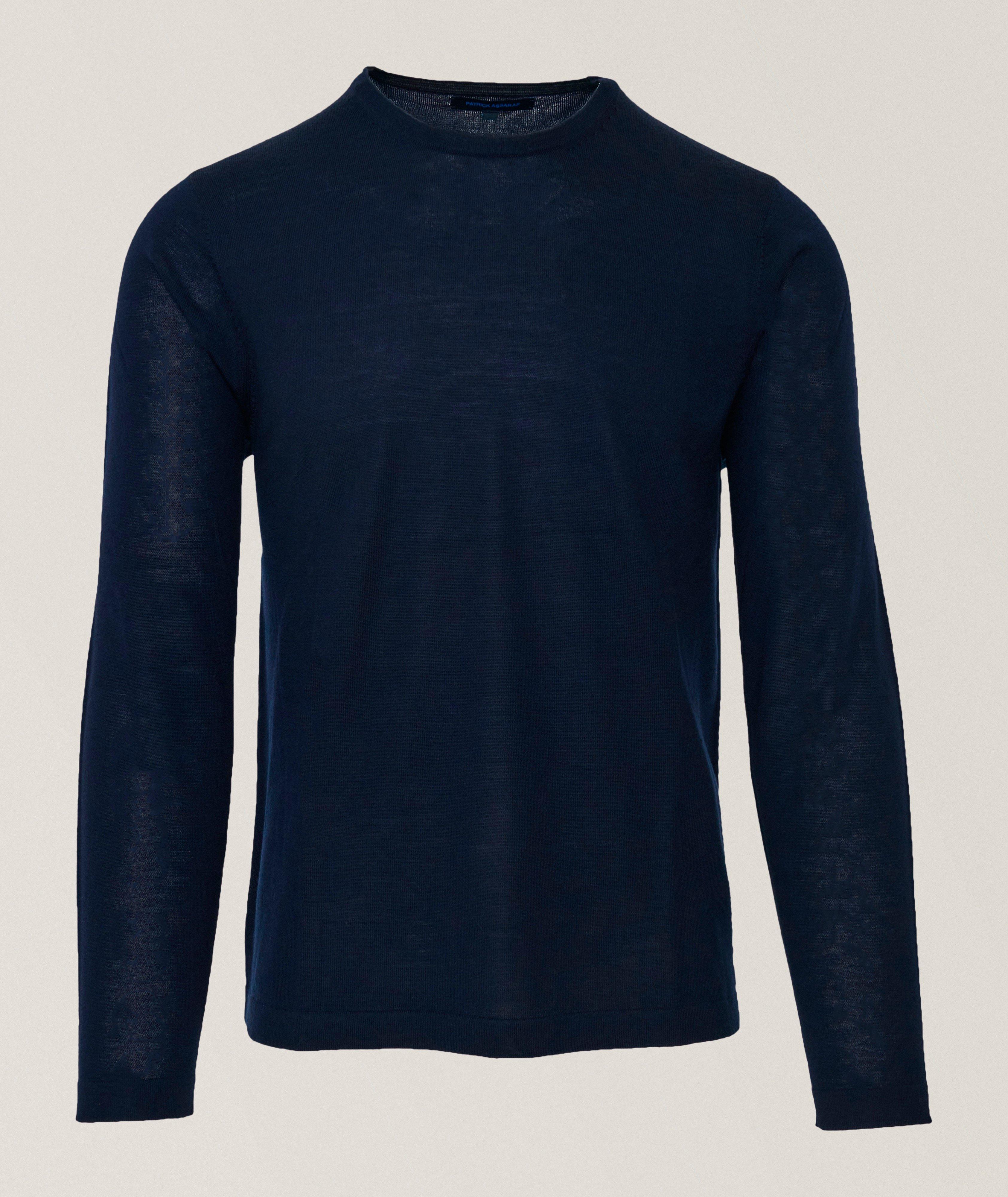 Patrick Assaraf Extrafine Merino Wool Crewneck Sweater
