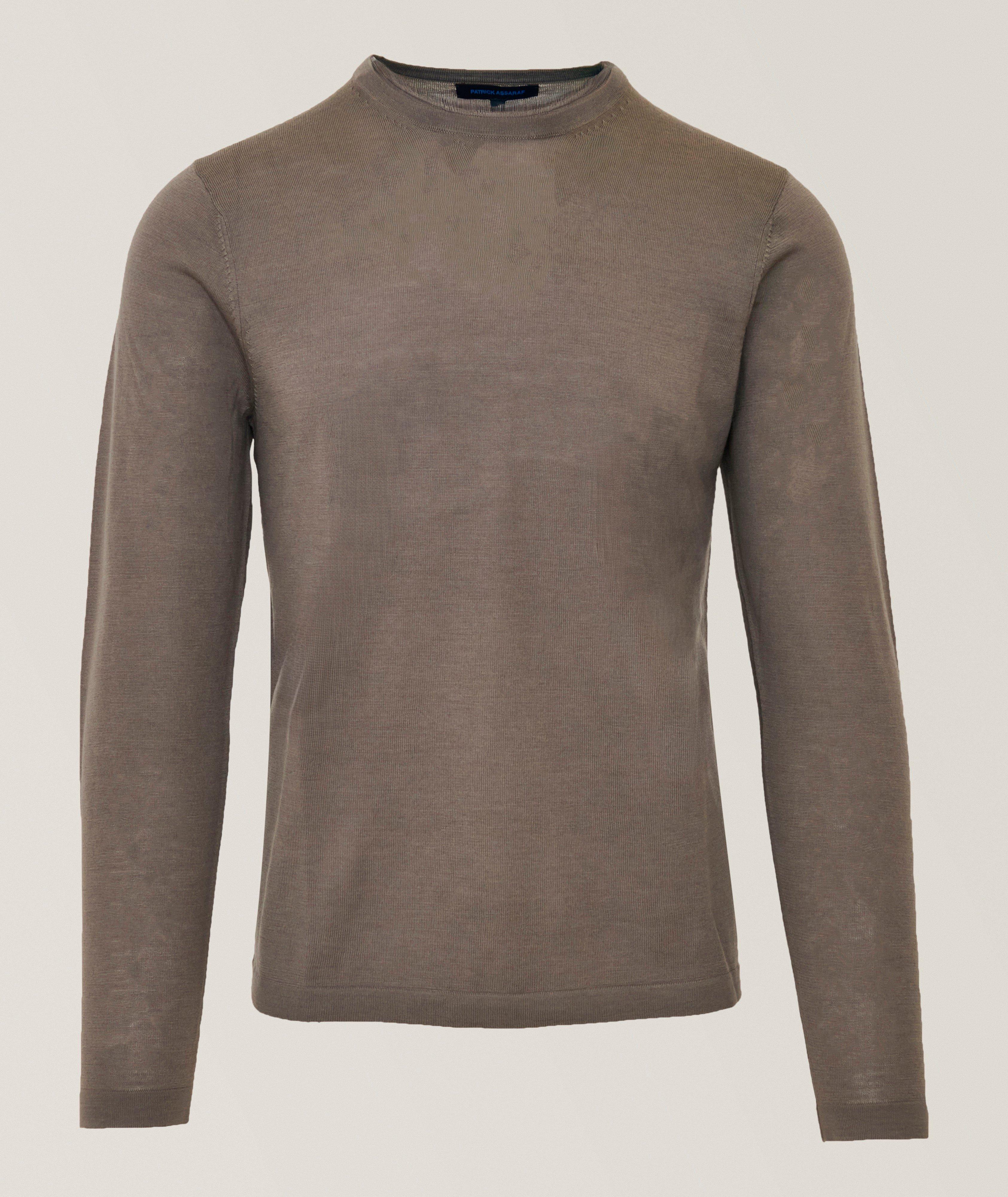 Patrick Assaraf Extrafine Merino Wool Crewneck Sweater