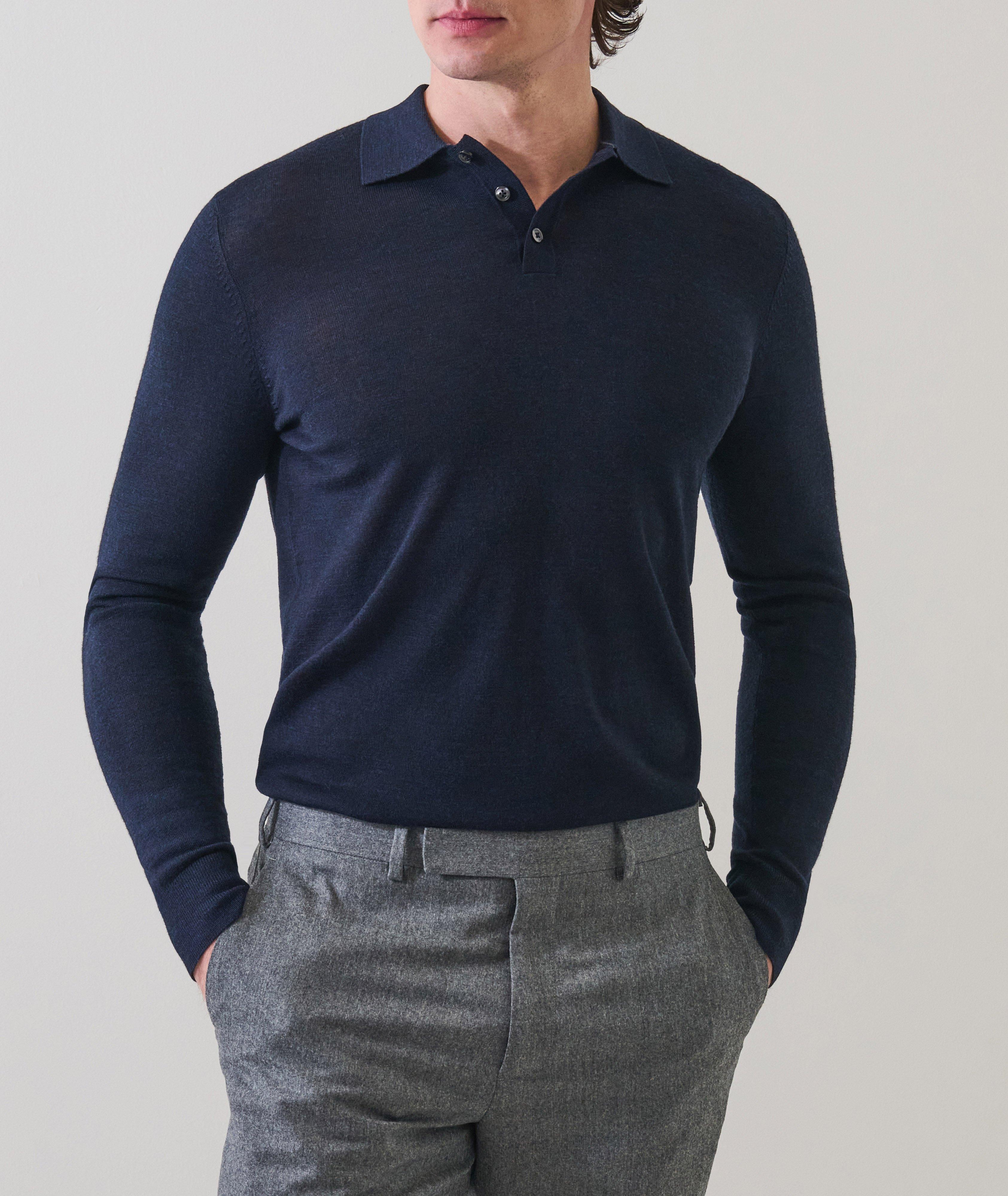 Extrafine Merino Wool Polo image 1