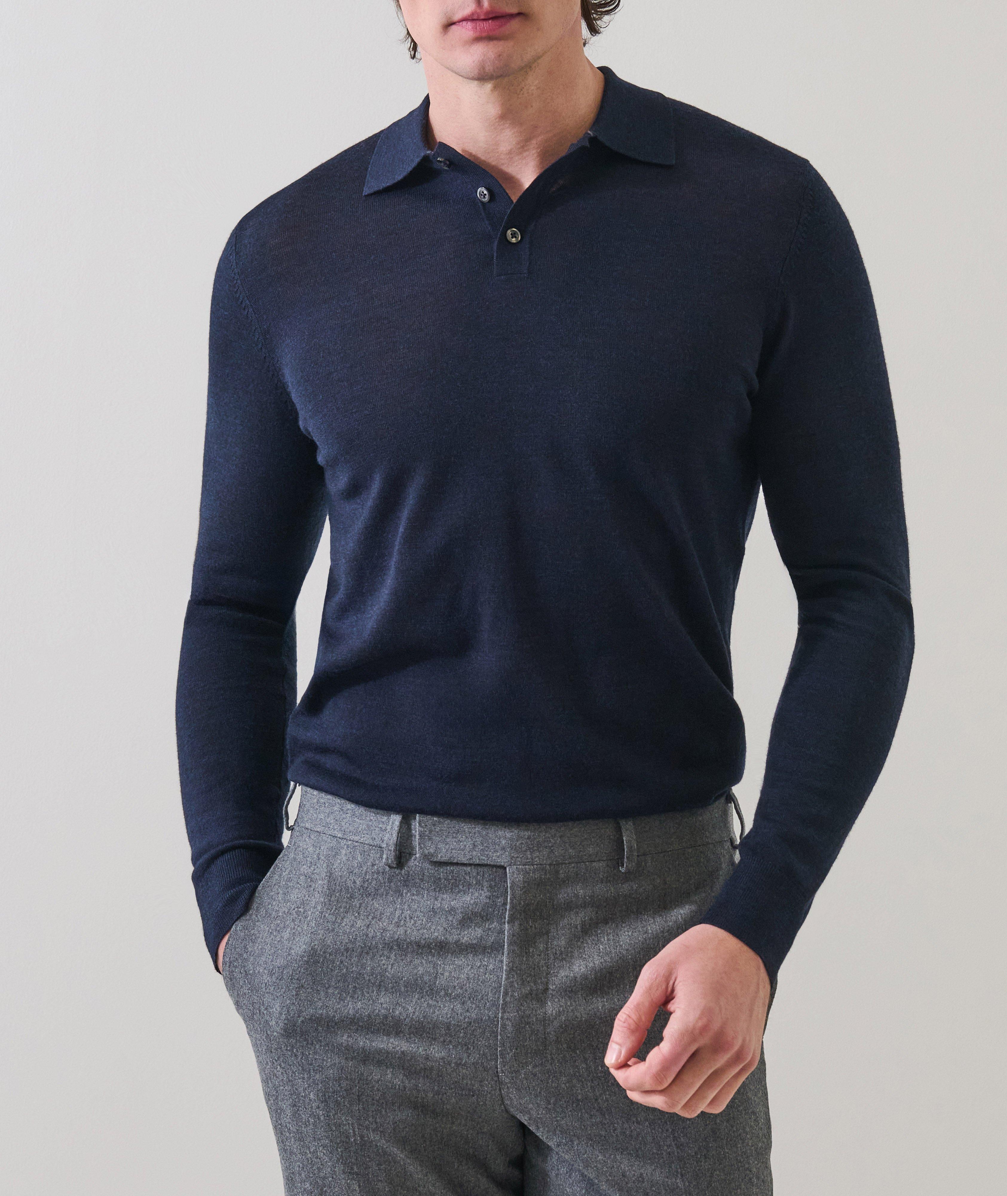 Extrafine Merino Wool Polo image 2