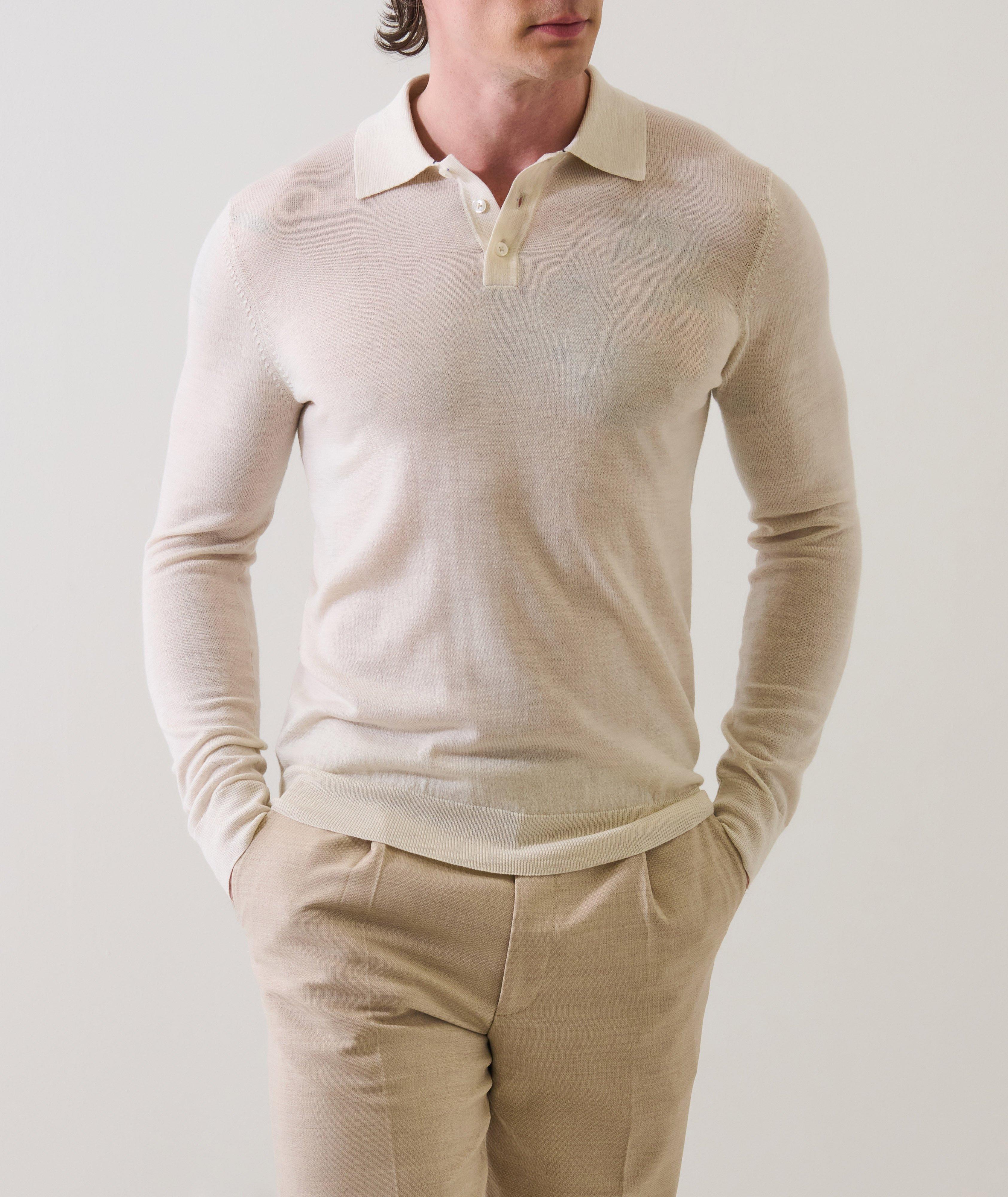 Polo laine mérinos extrafine image 1
