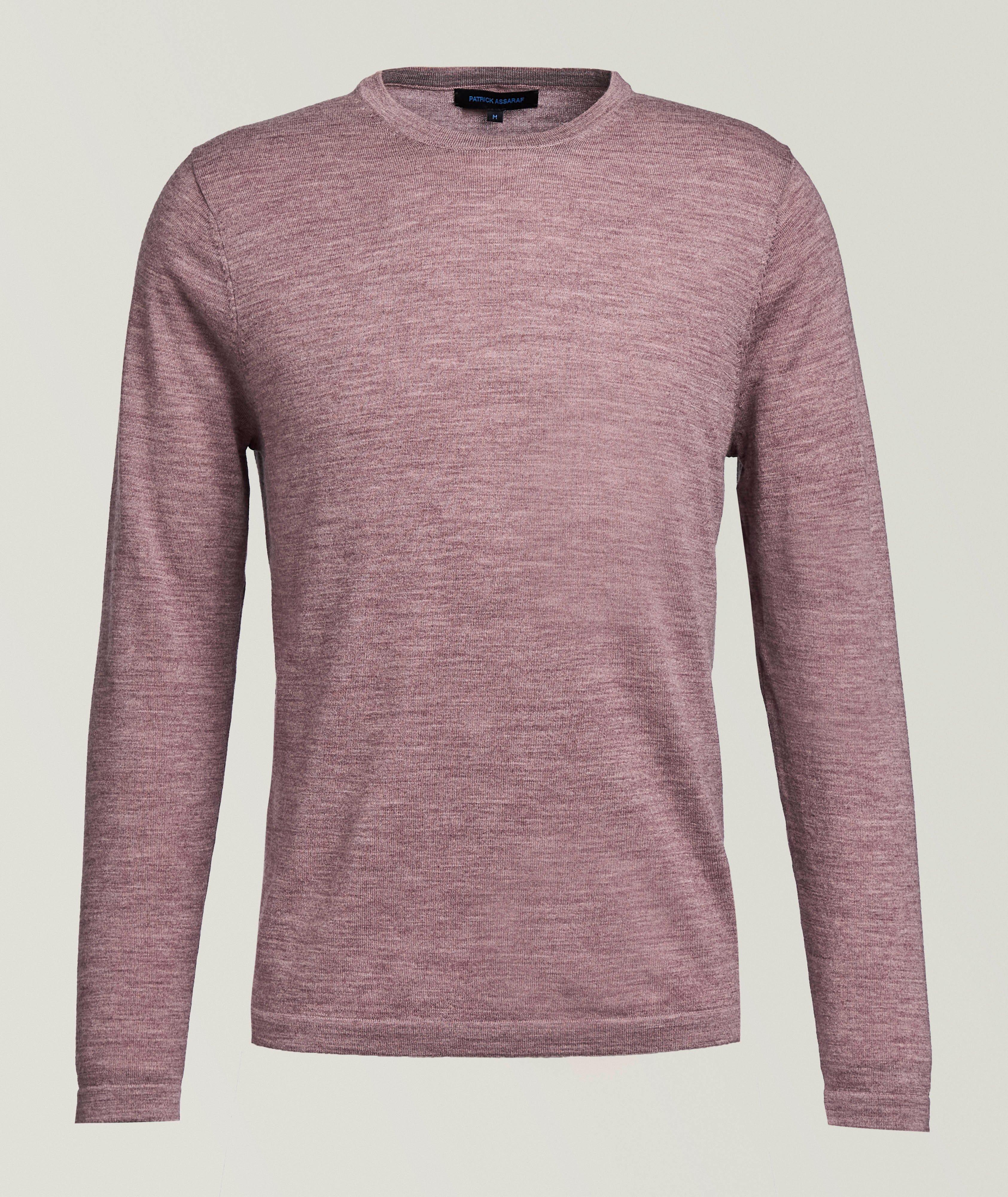 Patrick Assaraf Extrafine Merino Wool Crewneck Sweater