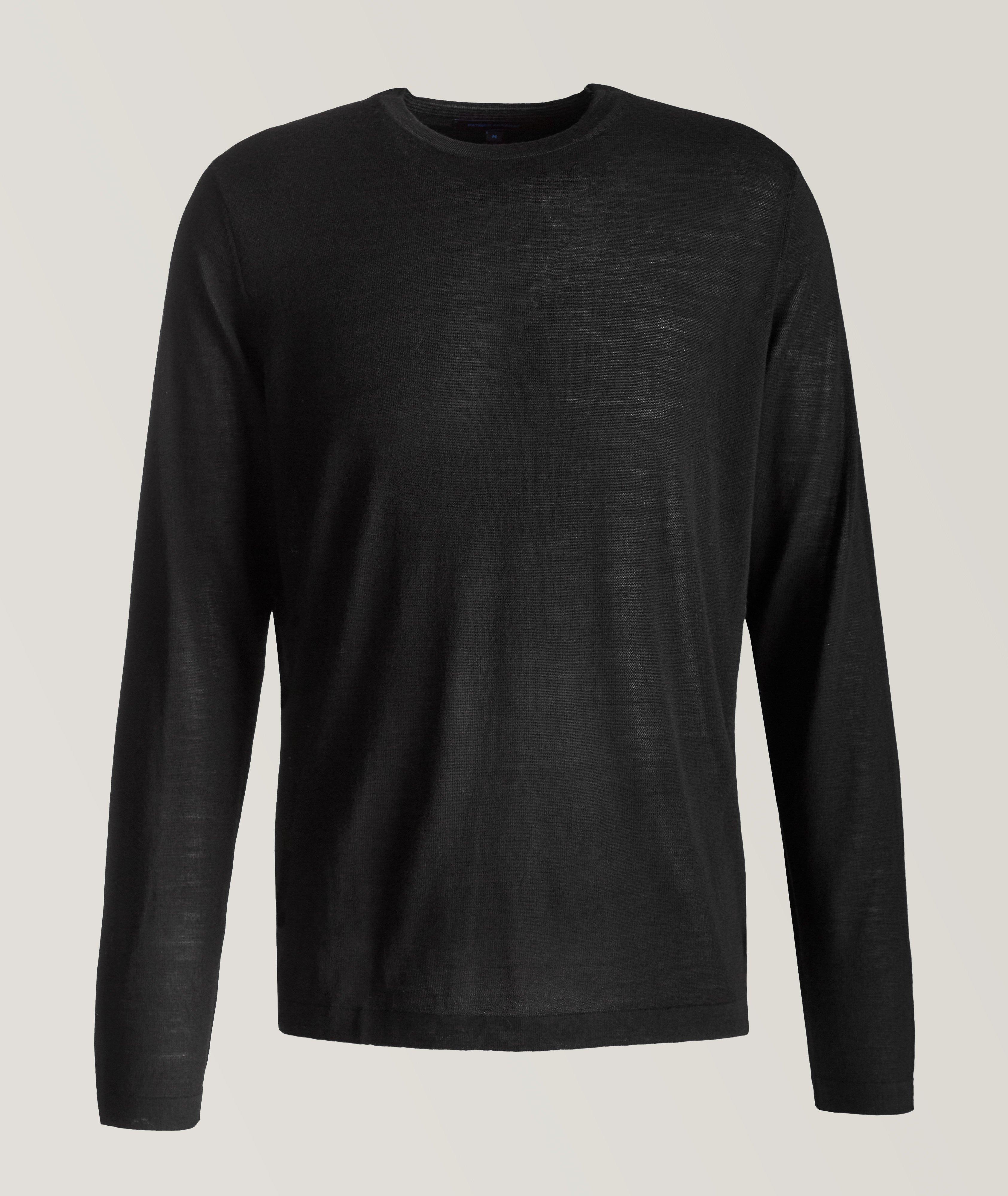 Patrick Assaraf Extrafine Merino Wool Crewneck Sweater