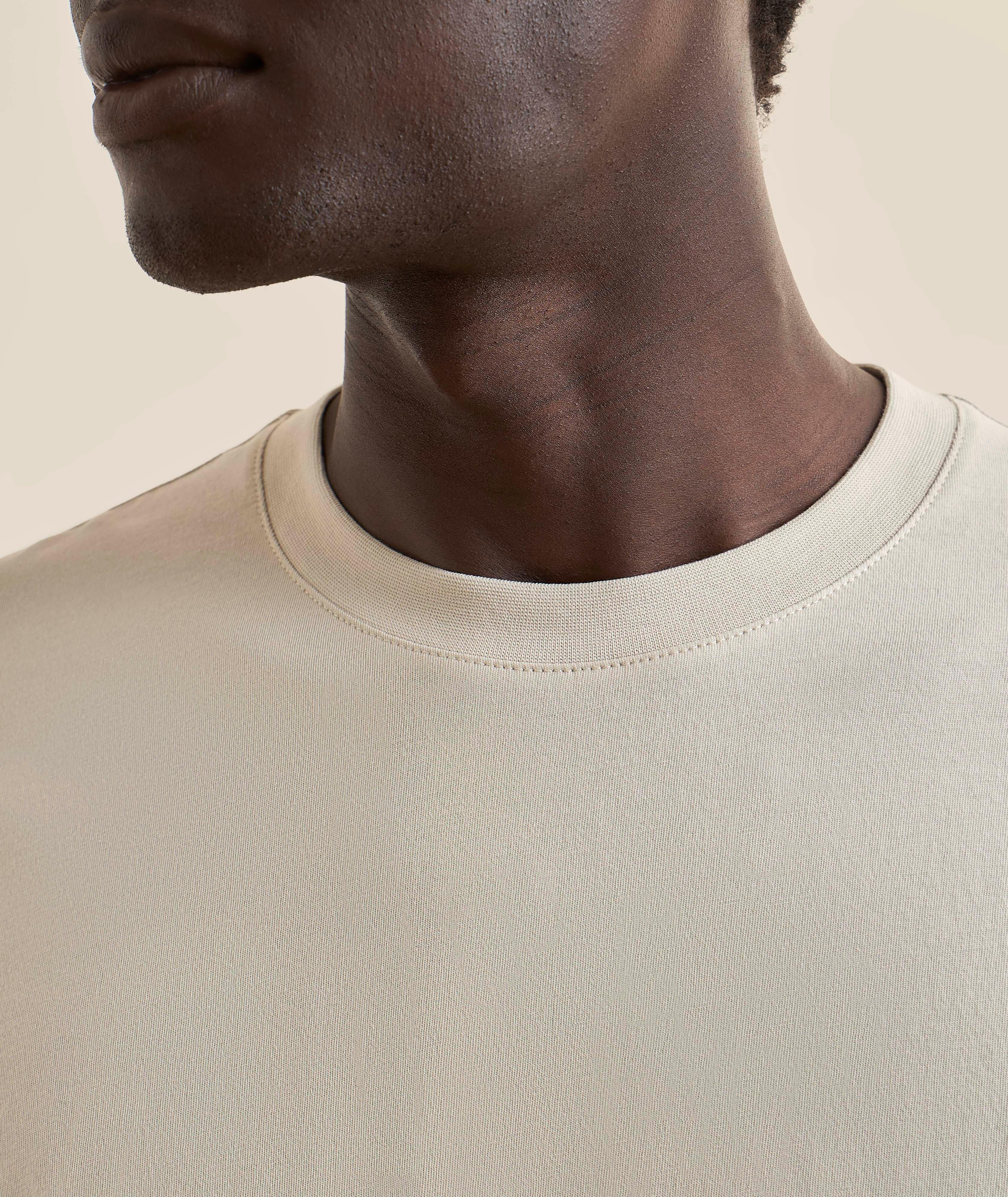 Organic Pima Cotton High Neck T-Shirt image 3