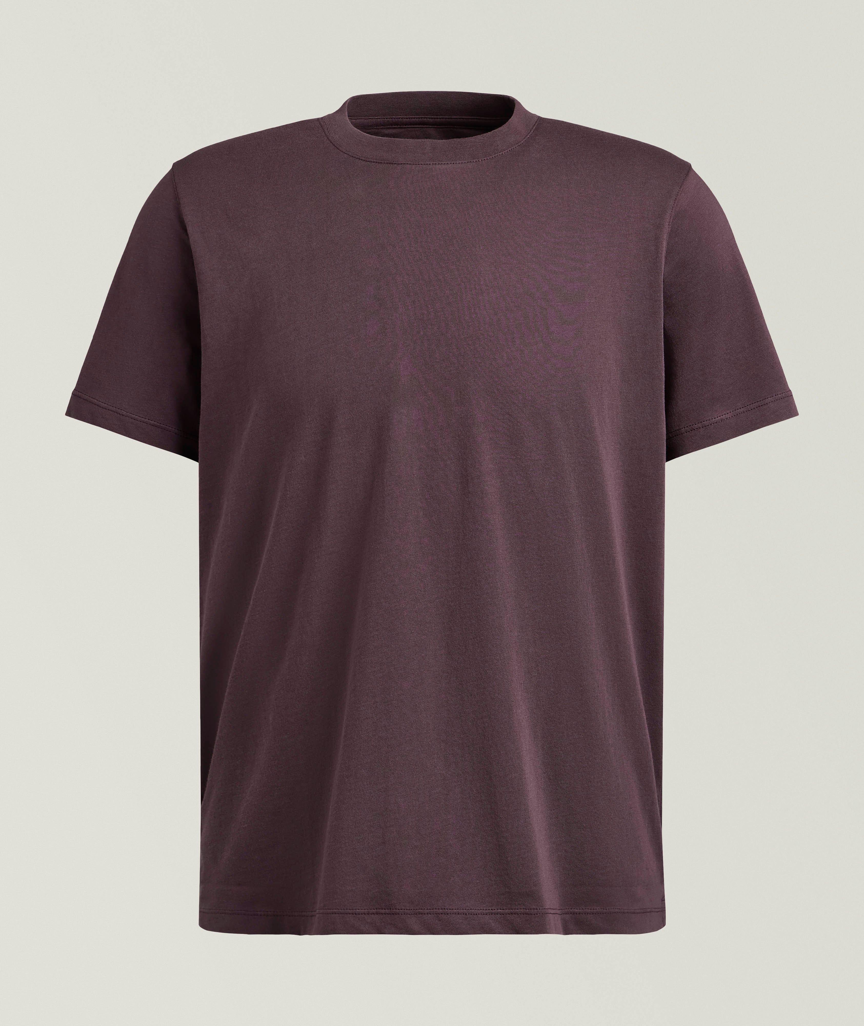 Patrick Assaraf Organic Pima Cotton High Neck T-Shirt