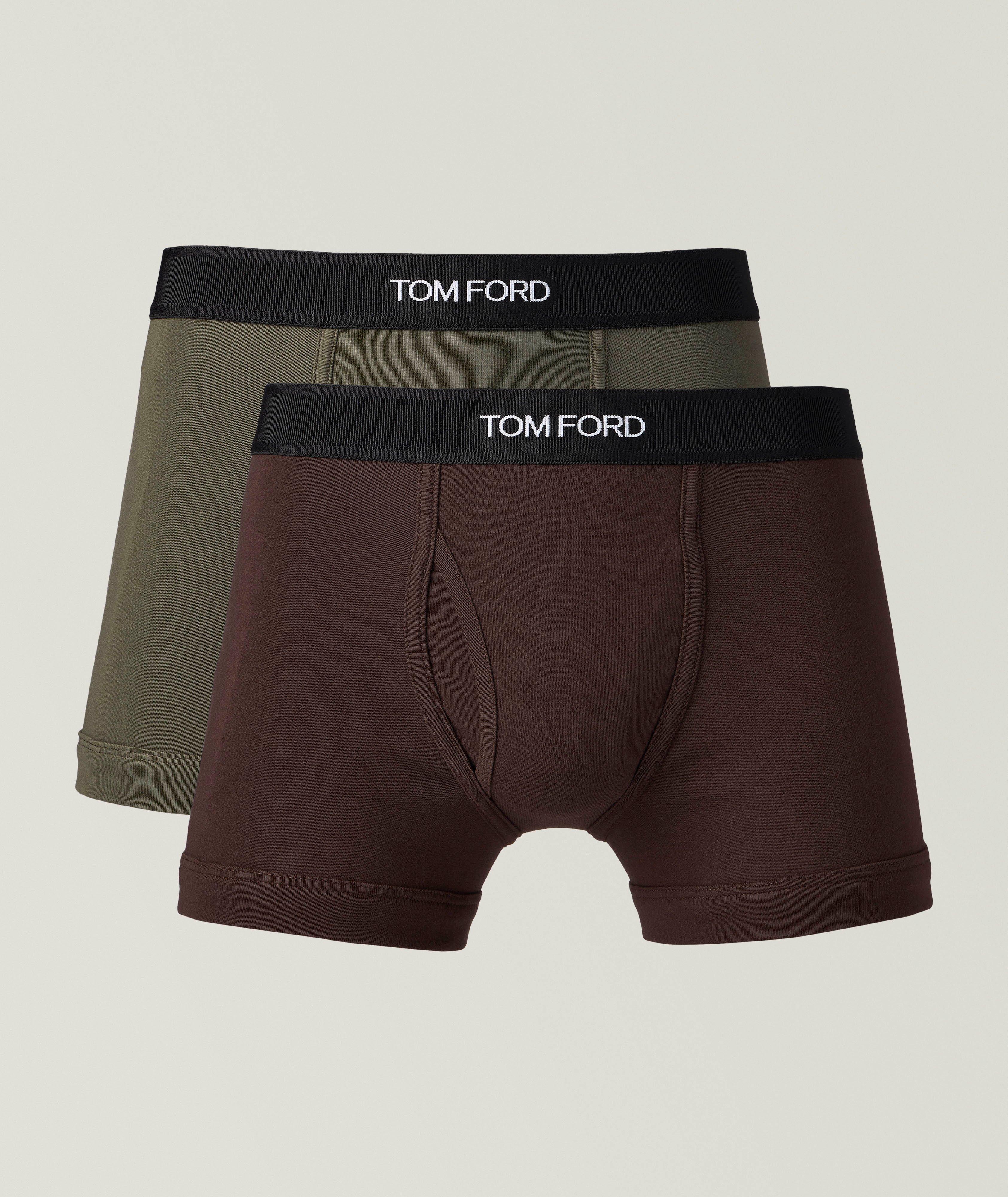 TOM FORD Two-Pack Stretch-Cotton Jersey Boxer Briefs