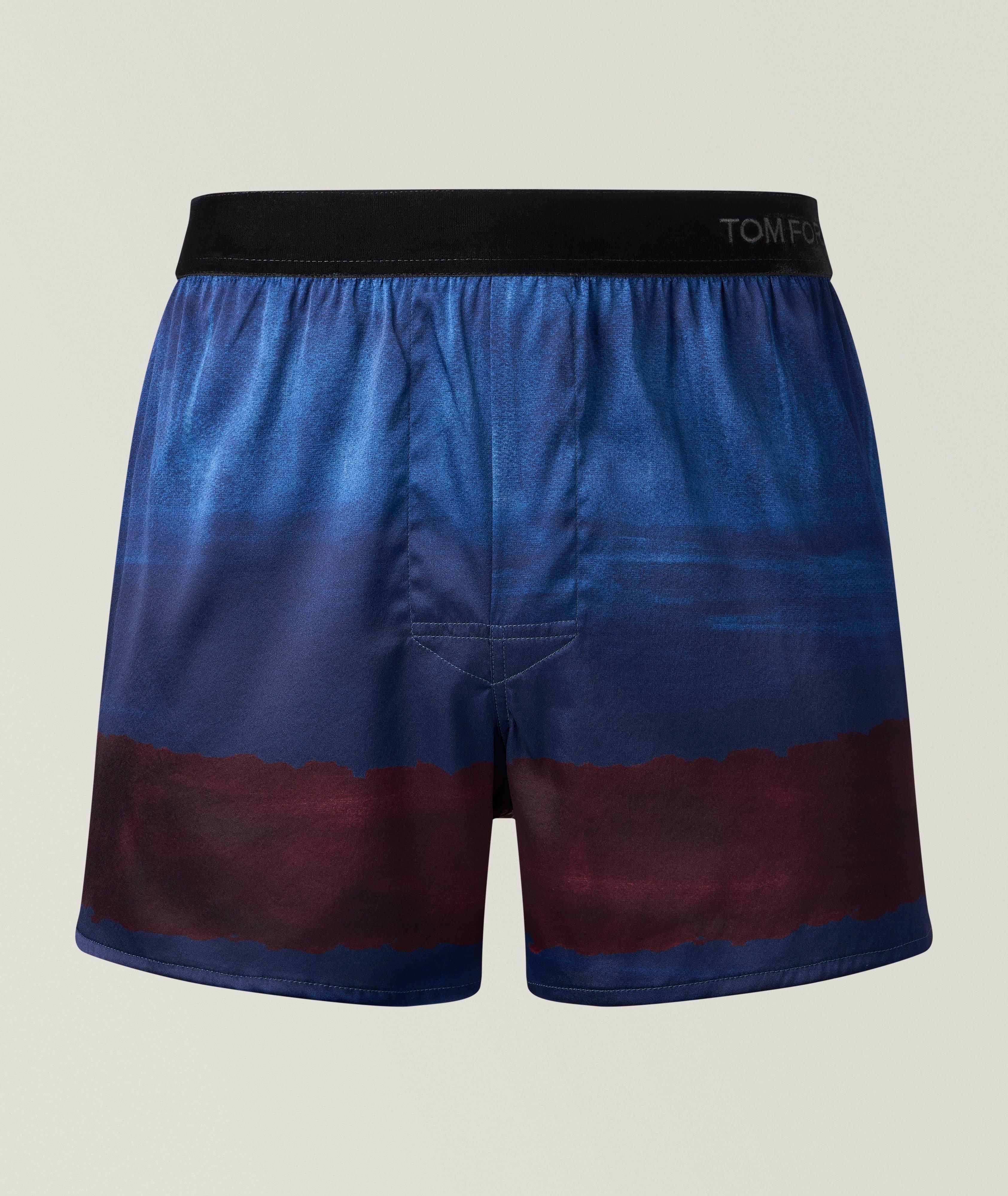 TOM FORD Shades-Print Stretch-Silk Boxers
