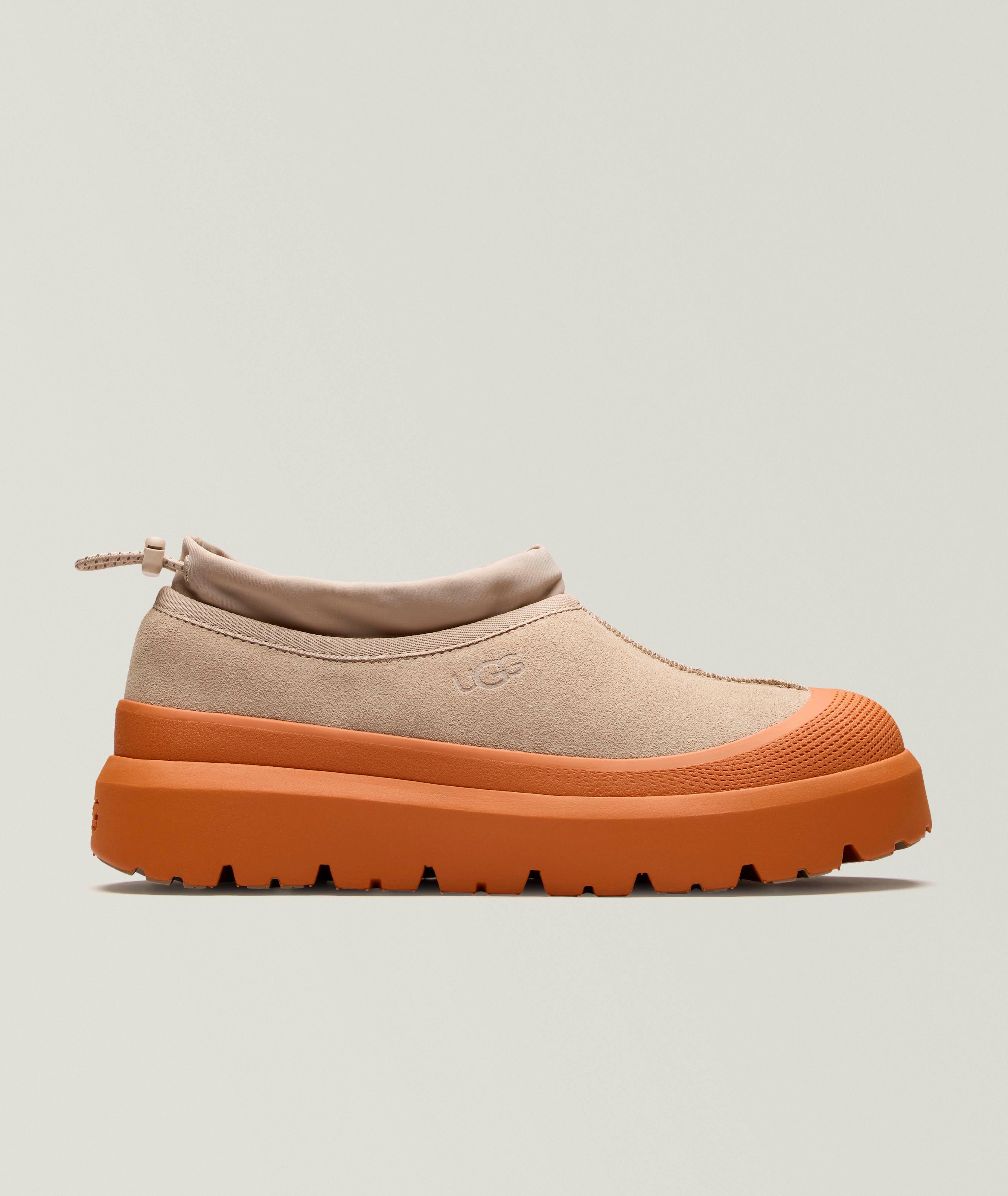 UGG UGG ORANGE BEIGE SUEDE TASMAN WEATHER HYBRID