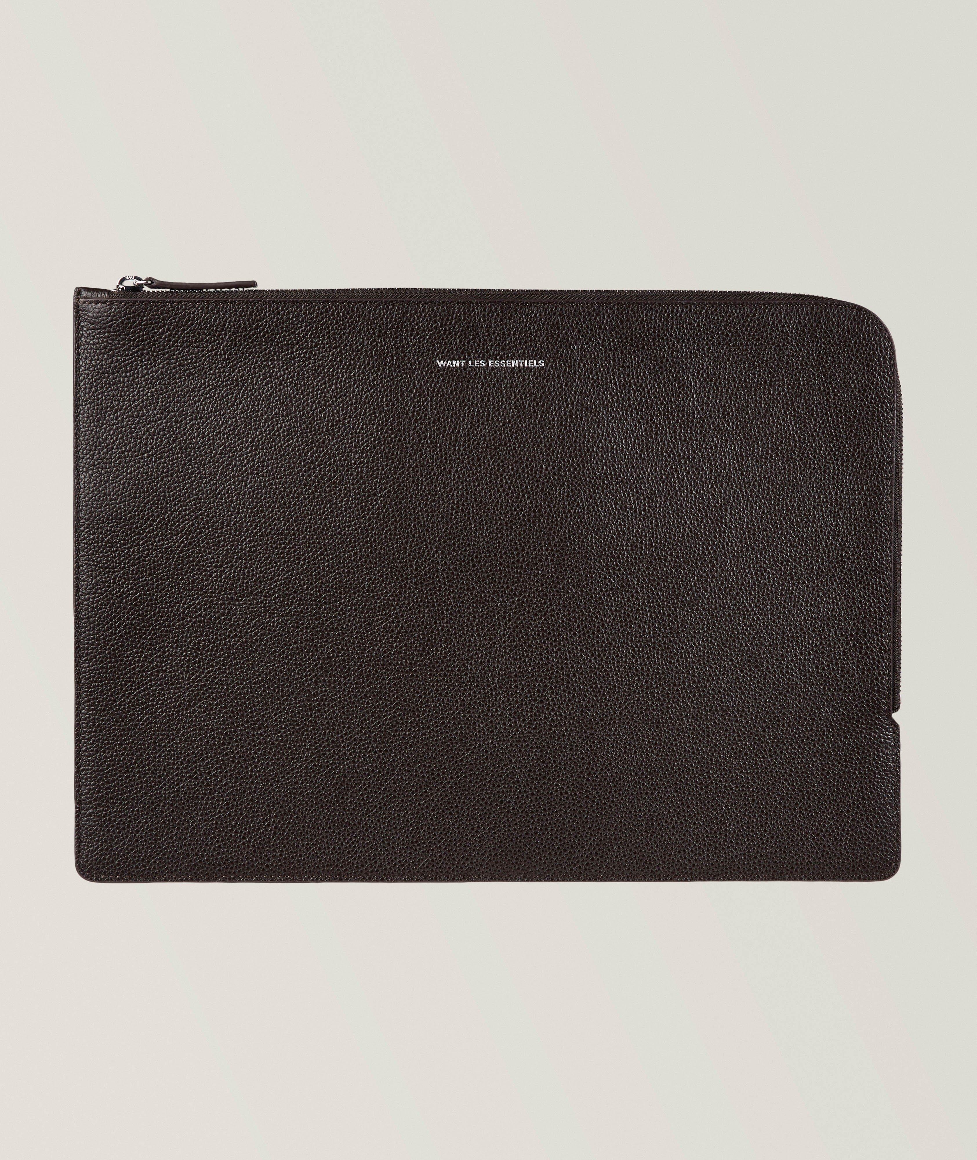 Want Les Essentiels Étui pour ordinateur en cuir grainé Alto