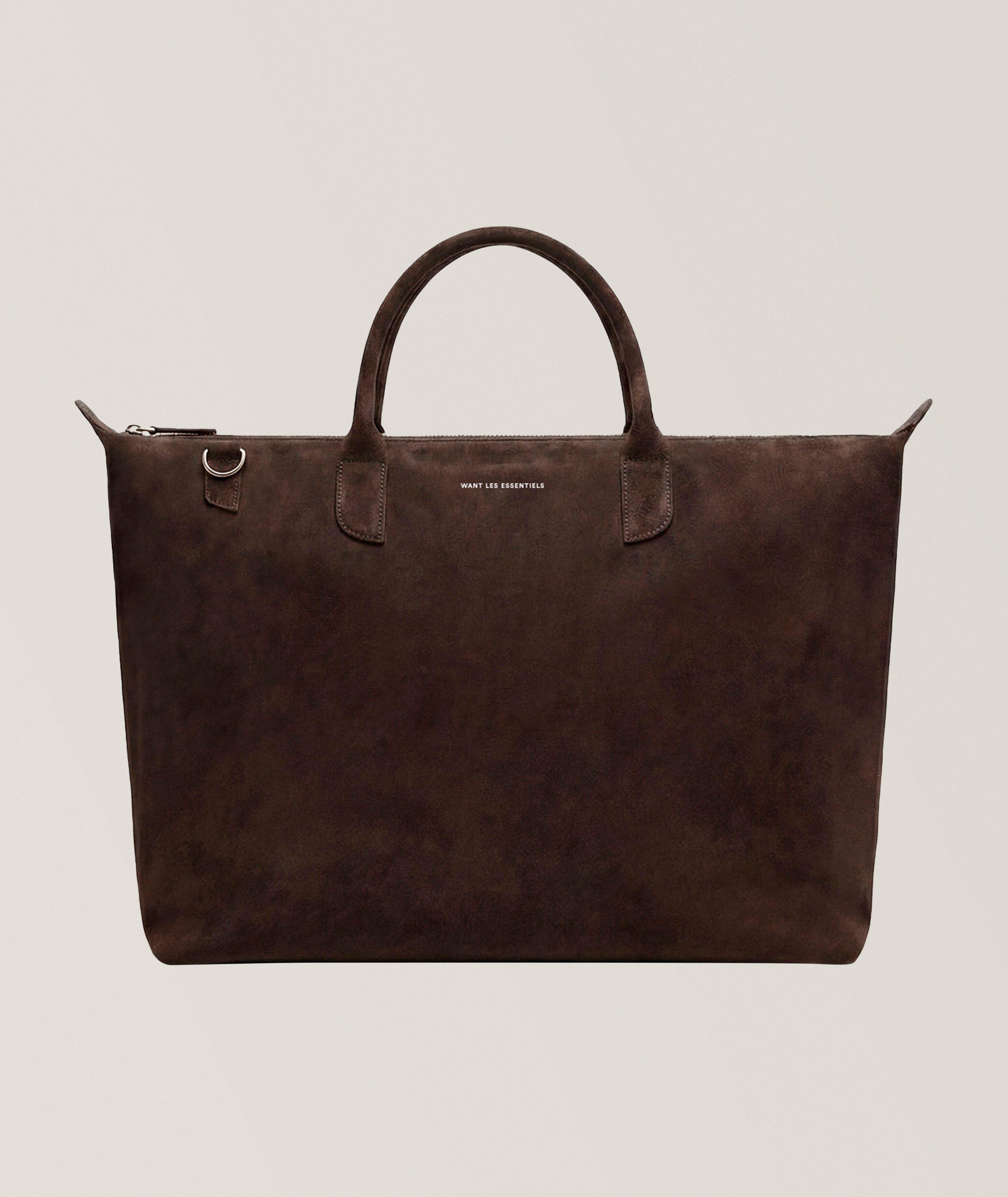 Want Les Essentiels Hartsfield Suede Weekender Bag