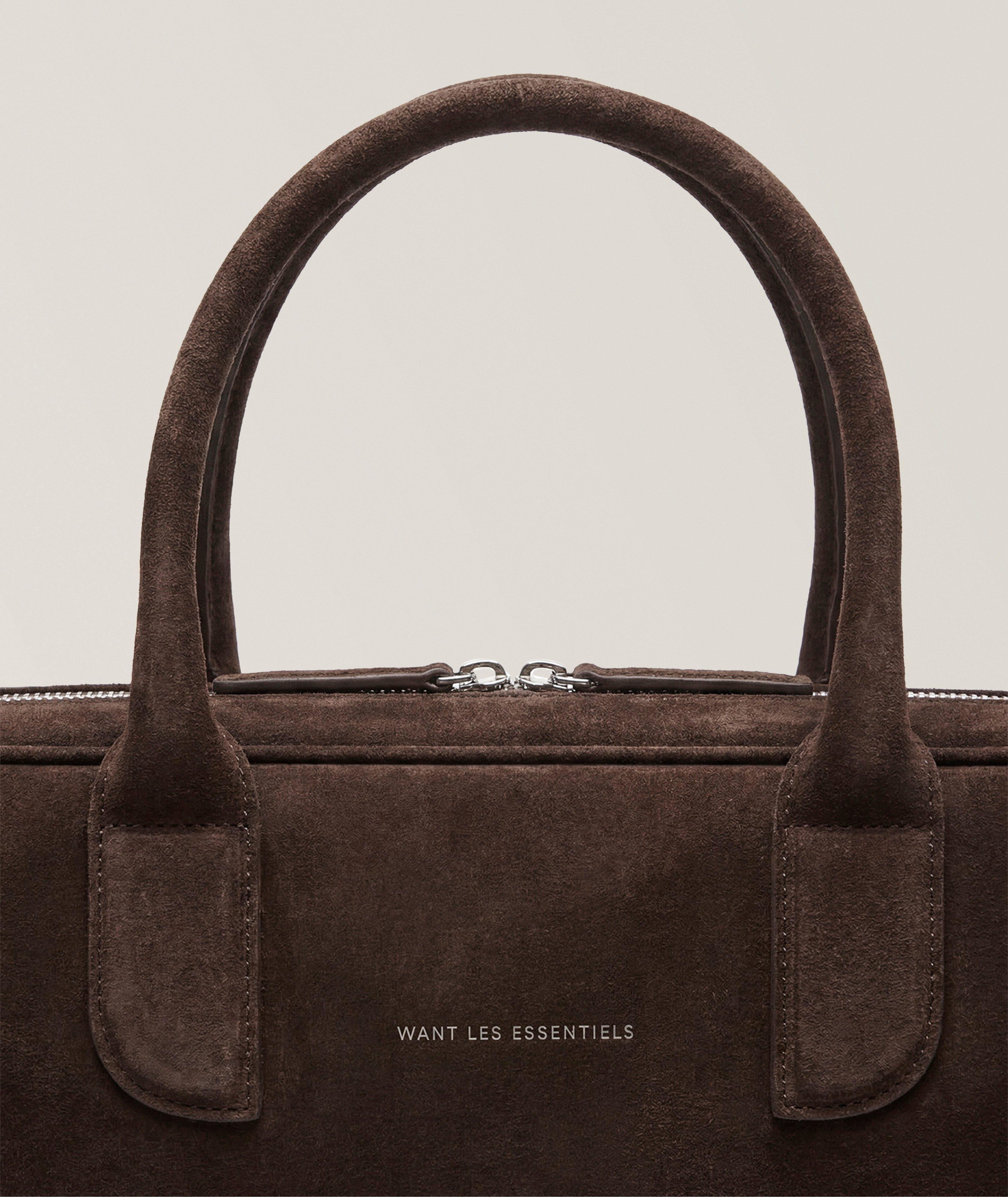 Lesage Suede Briefcase  image 3