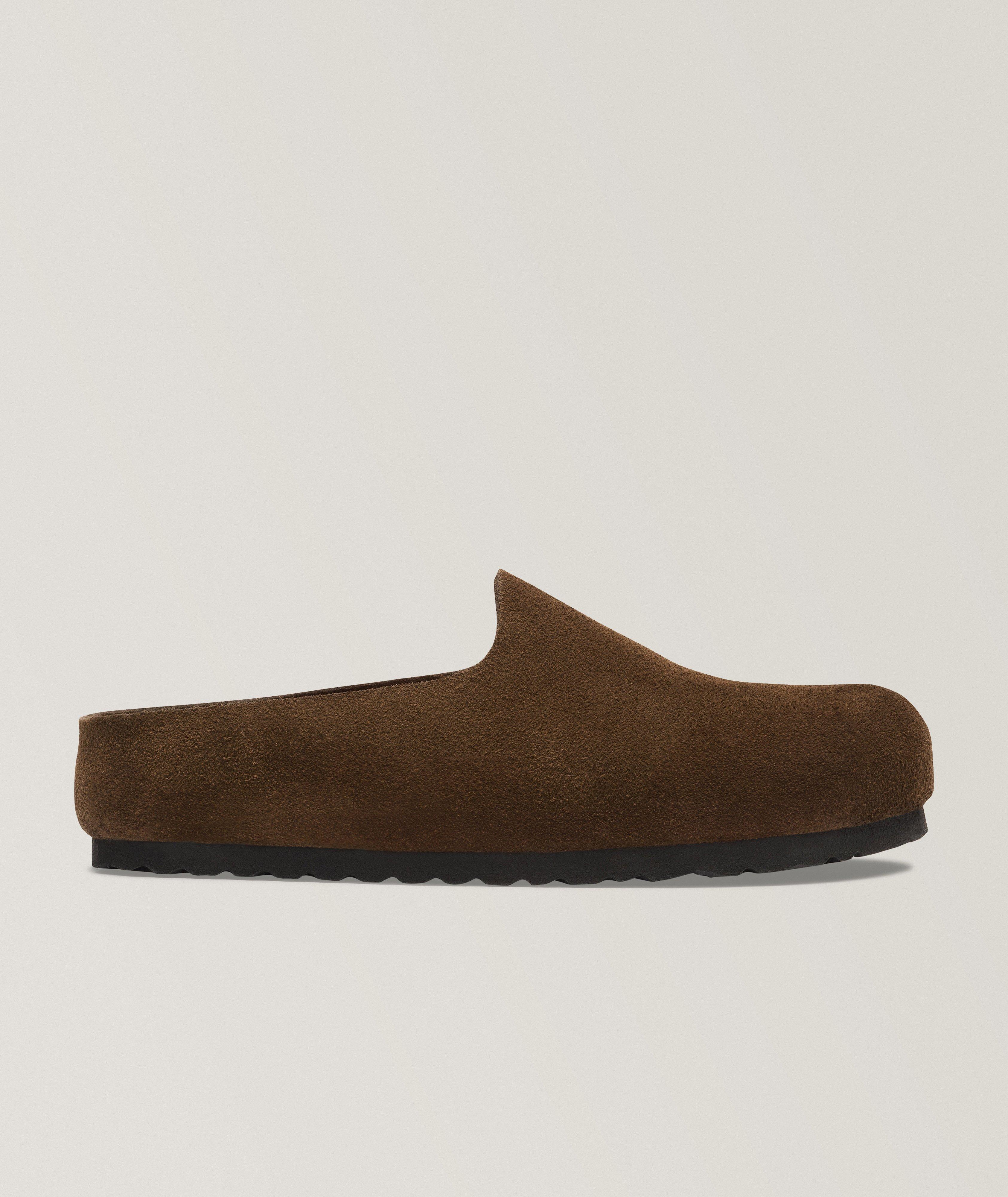 Birkenstock Amsterdam Suede Wrapped Mules