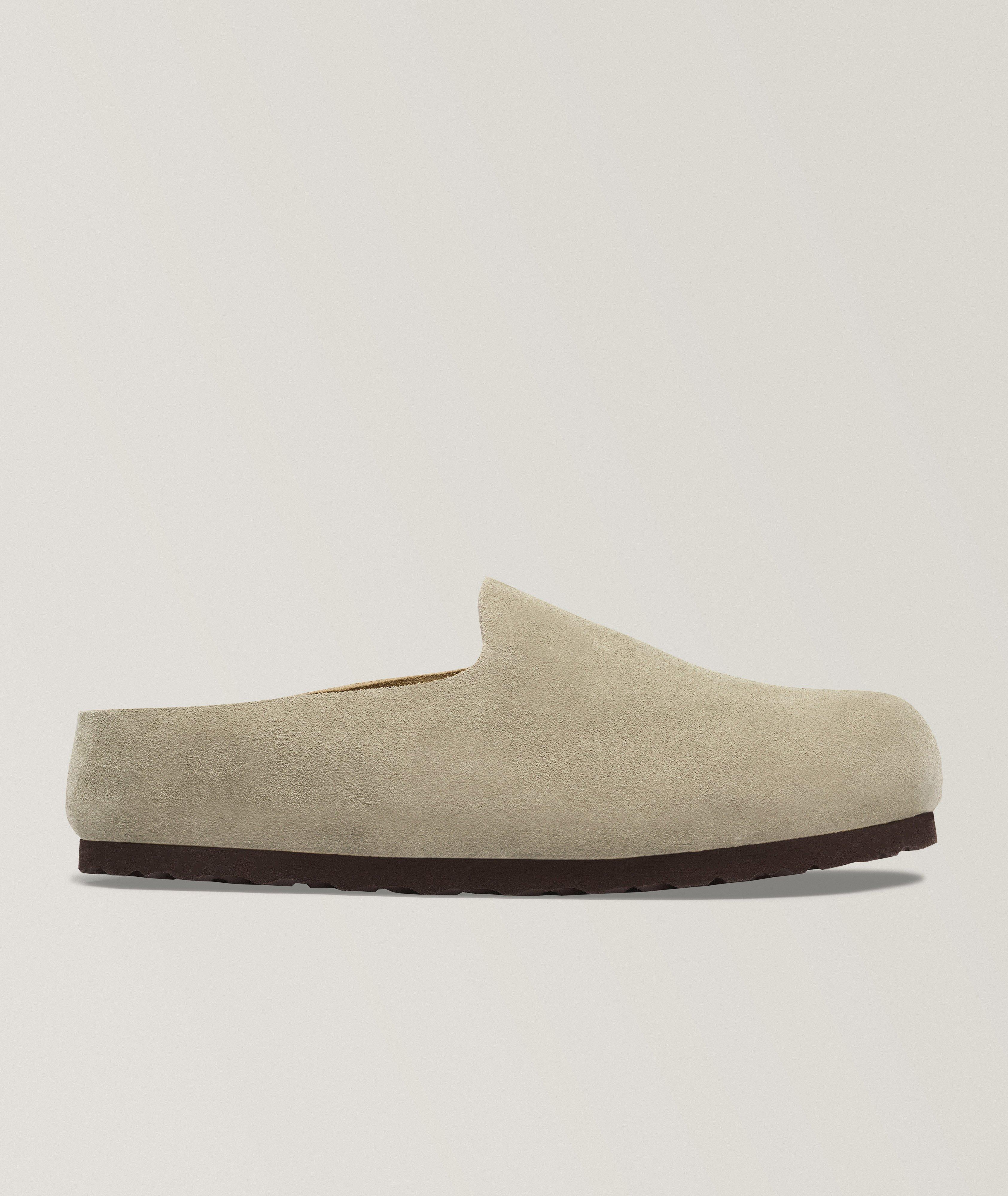 Birkenstock Amsterdam Suede Wrapped Mules