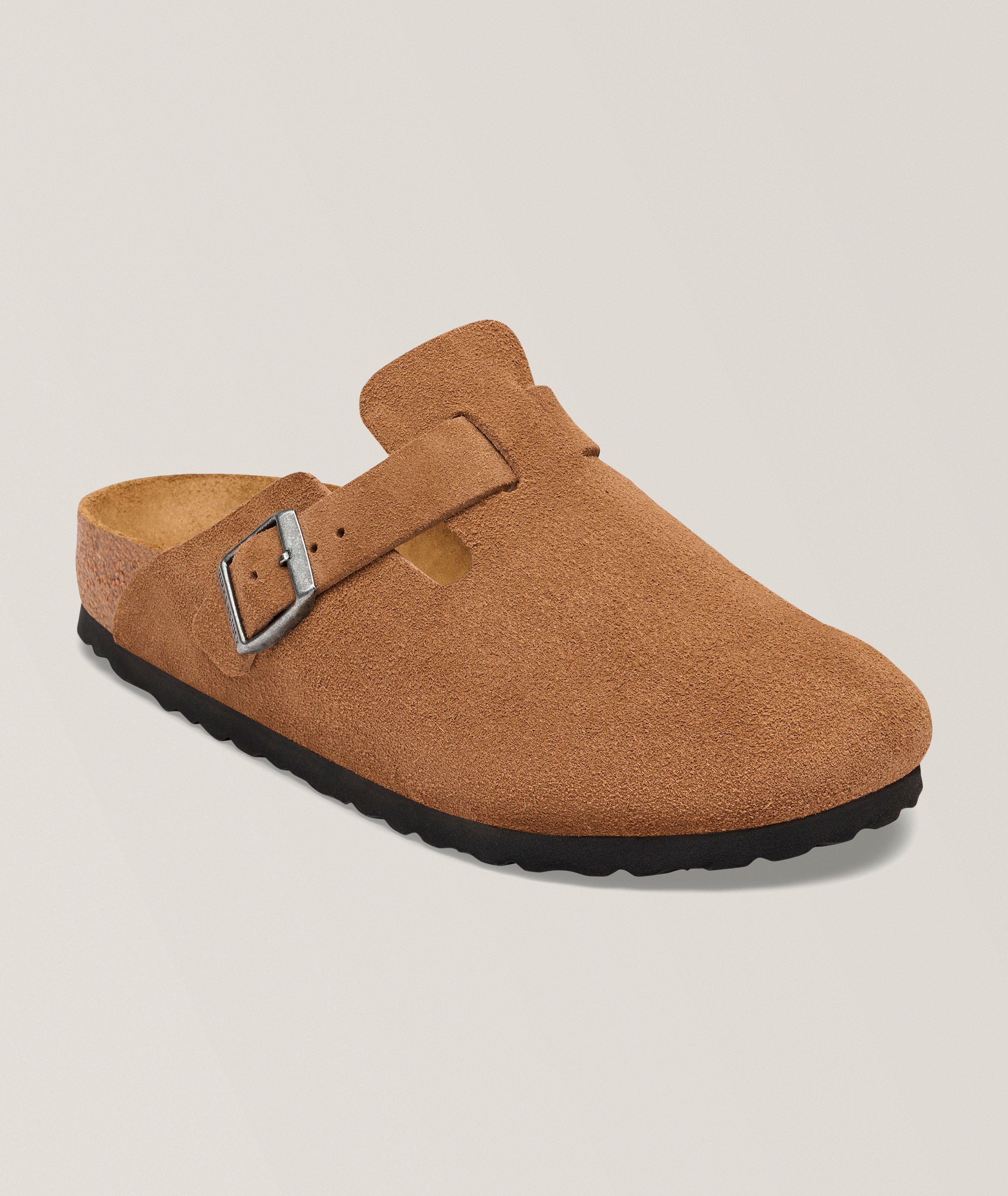 Boston Soft Footbed Suede Leather Mules image 2