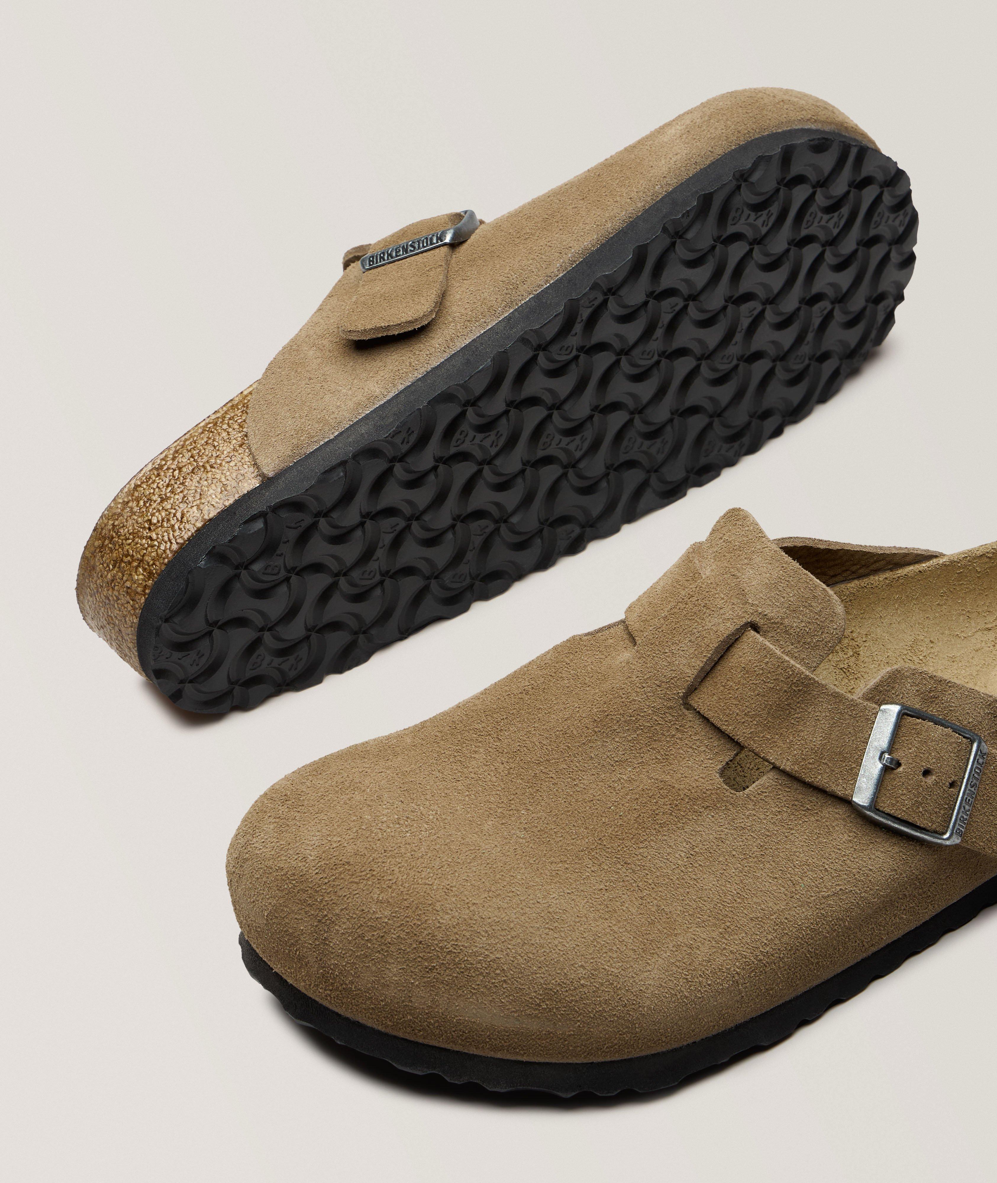 Boston Soft Footbed Suede Leather Mules image 3