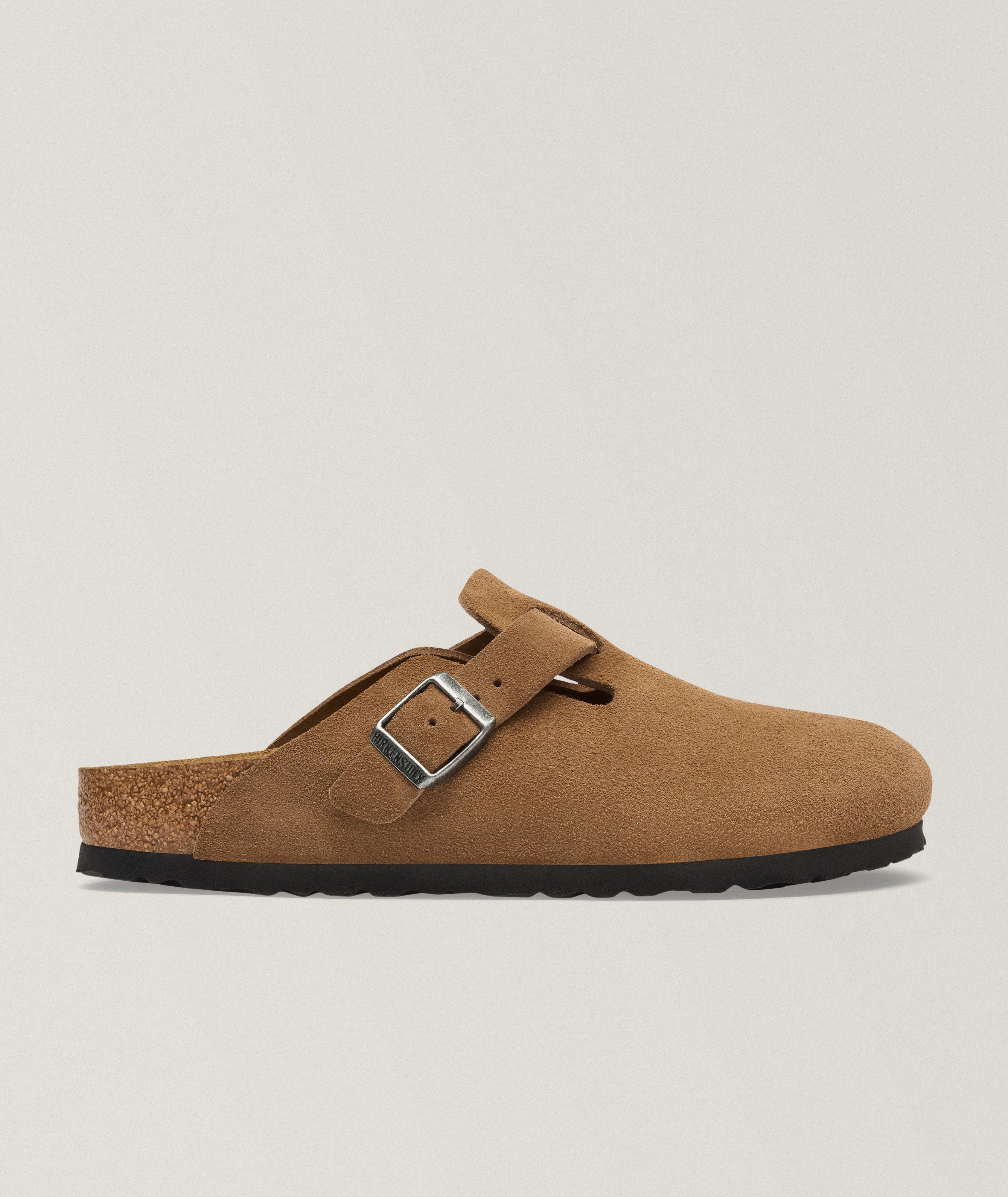 Boston Soft Footbed Suede Leather Mules image 0