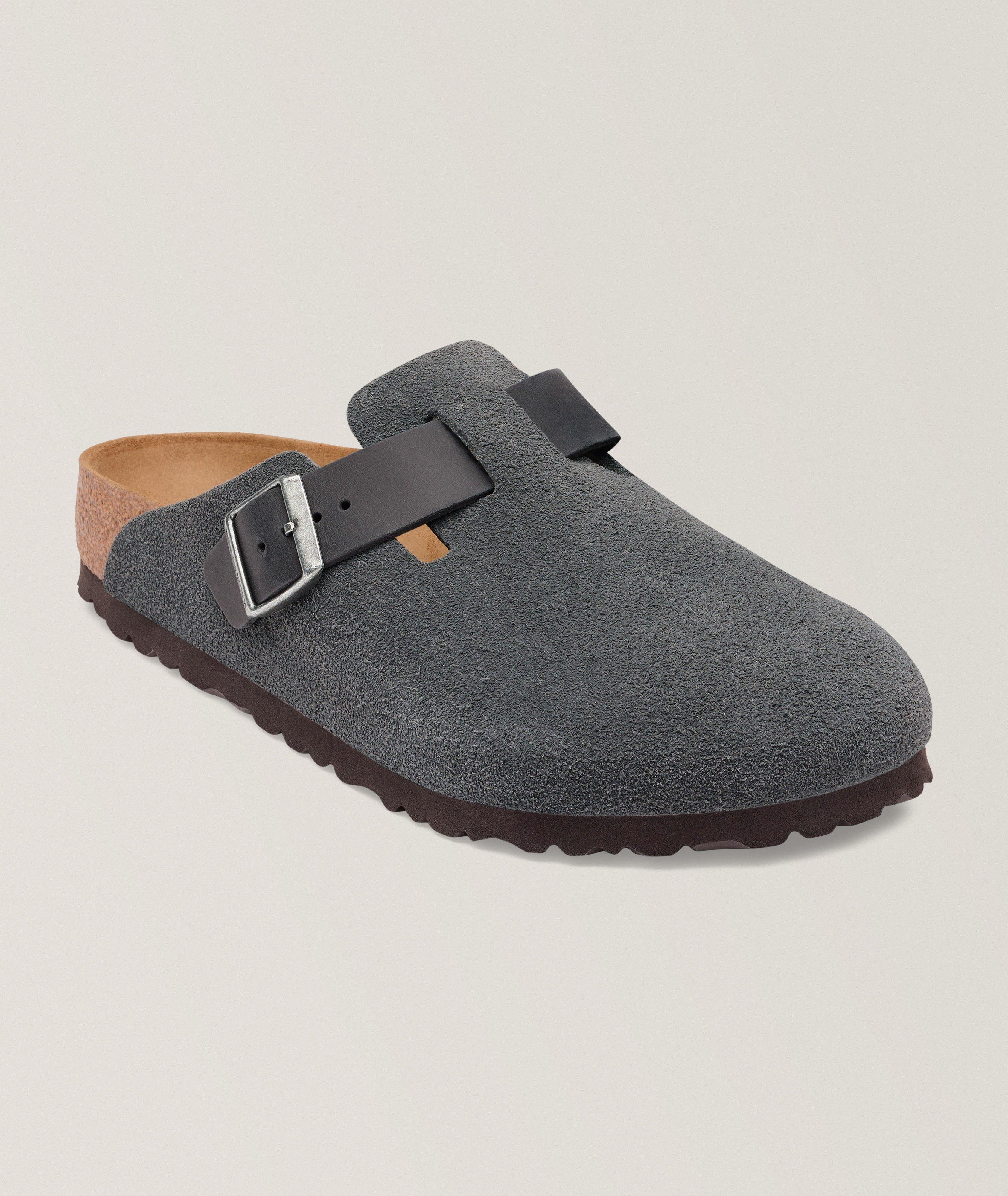 Boston Soft Footbed Suede Leather Mules image 2