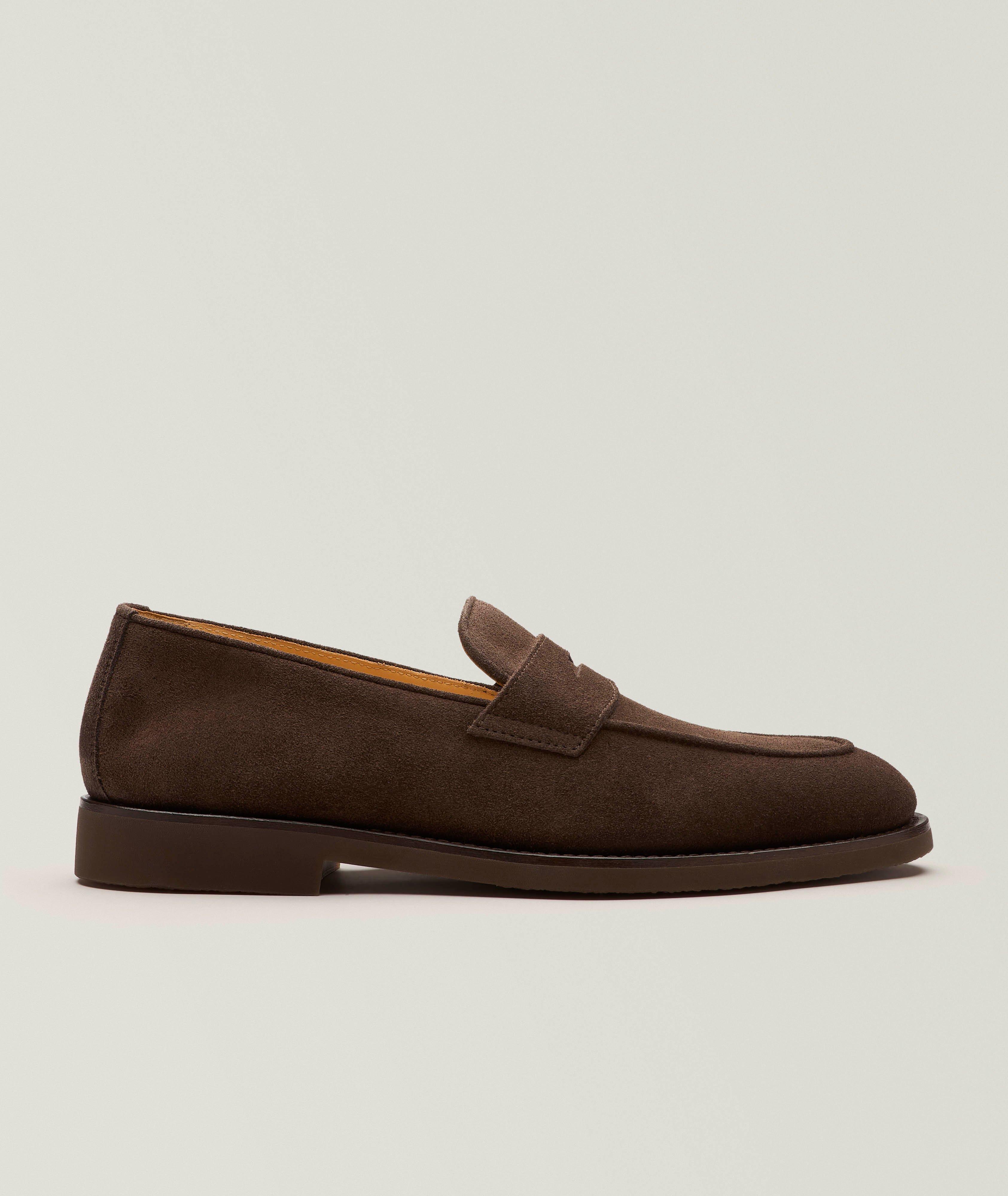 Brunello Cucinelli Flâneurs penny en suède