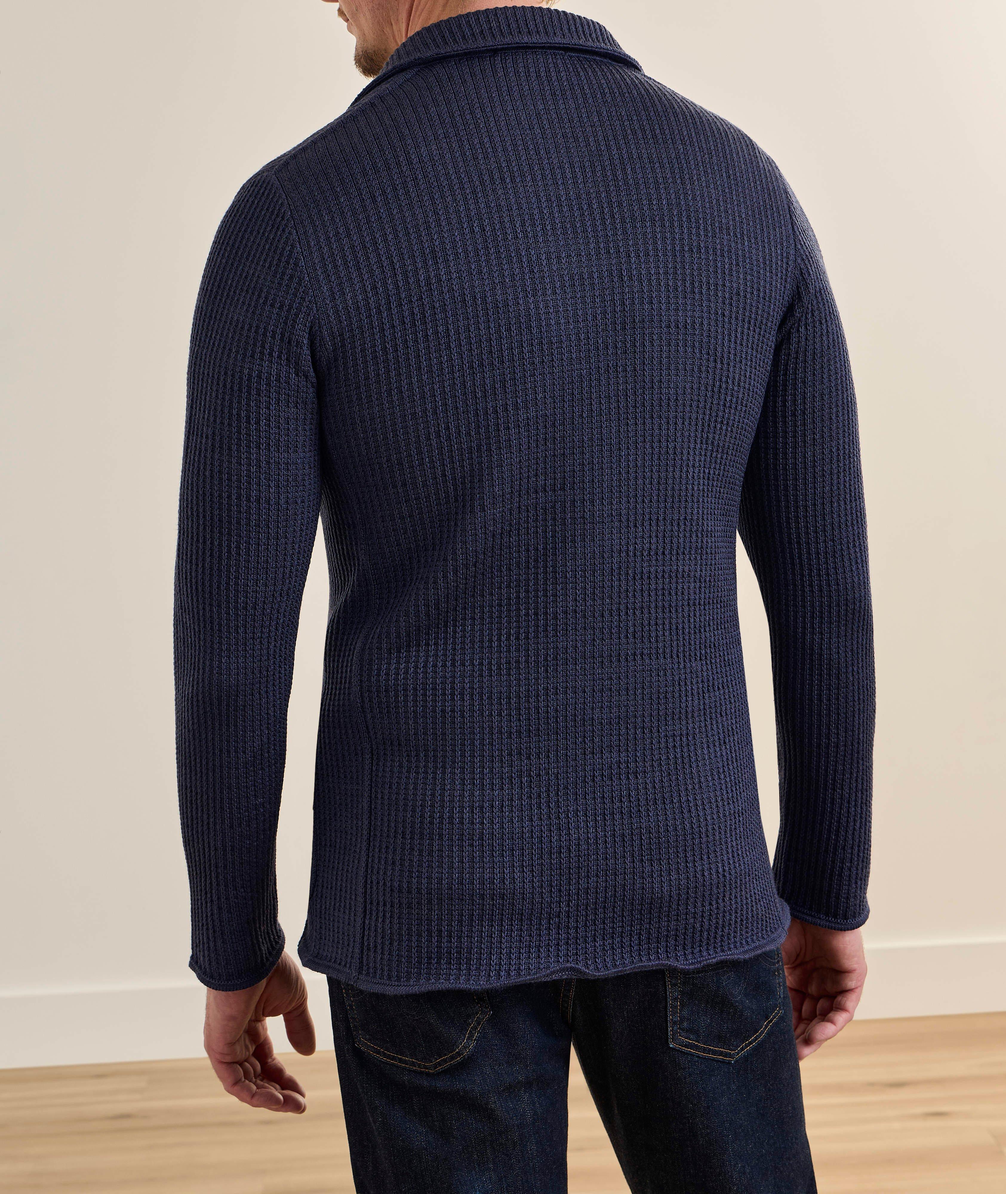 Chain Stitch Merino Knit Sport Jacket image 2