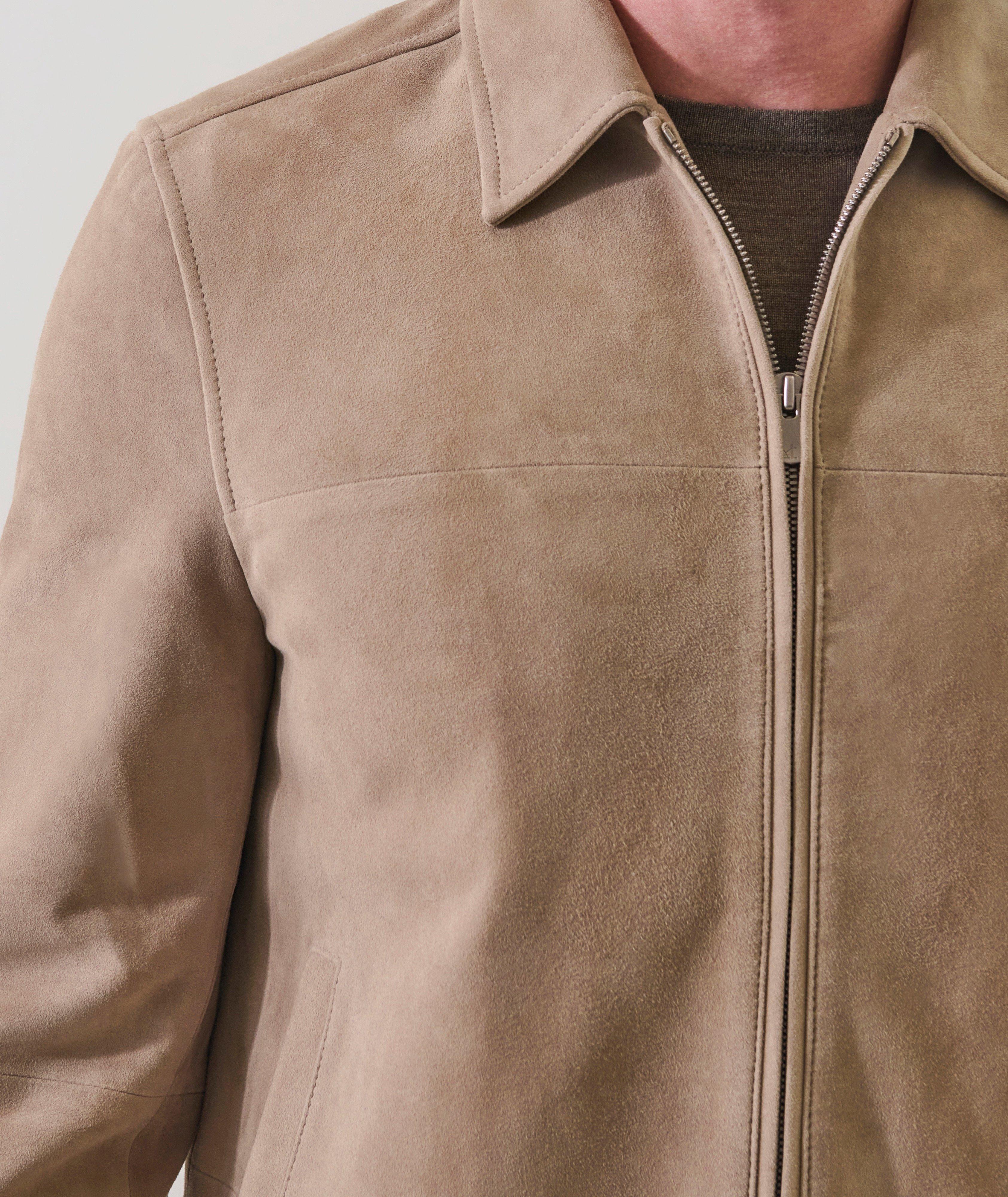 Suede Full-Zip Jacket image 4