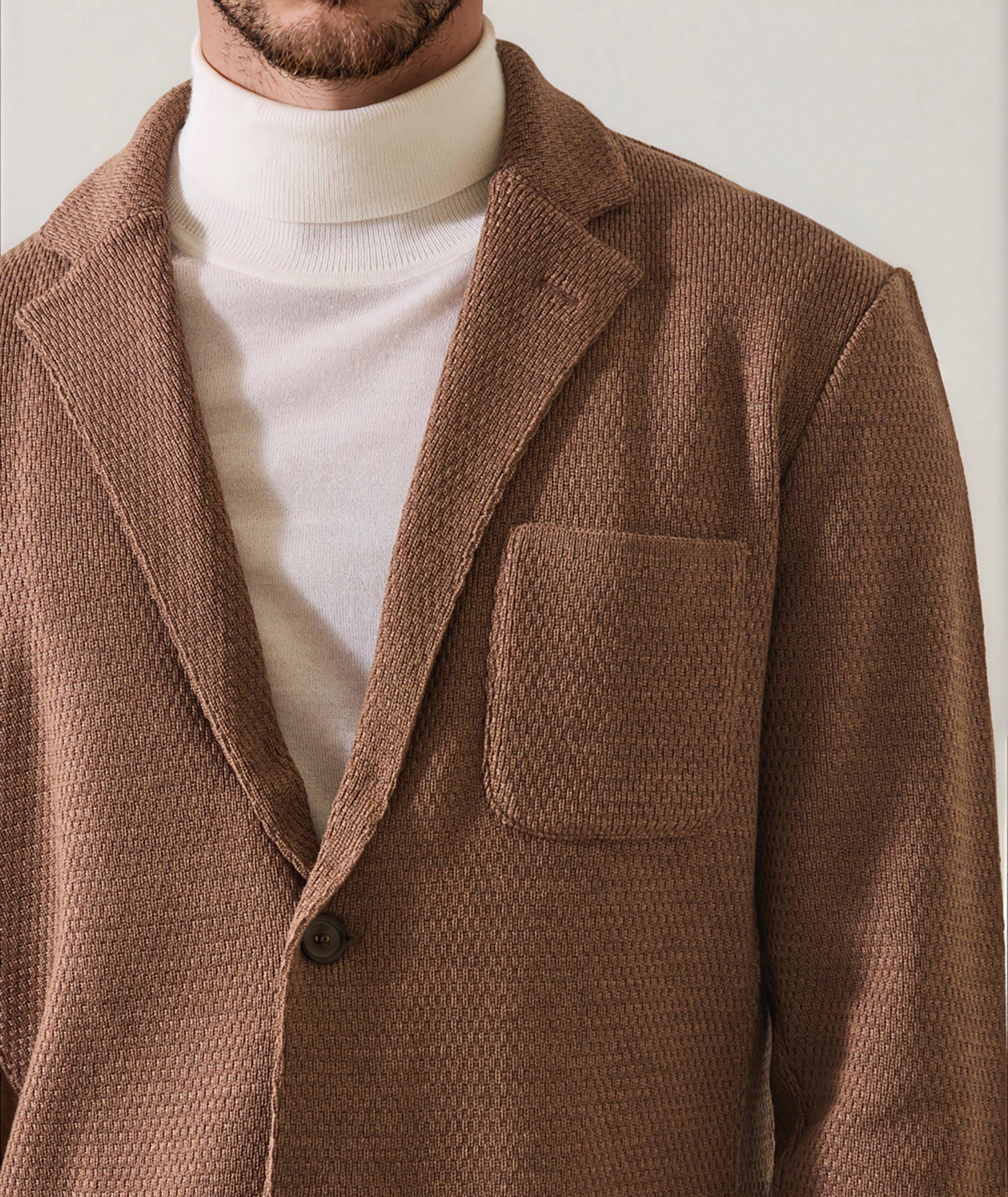 Honeycomb Extrafine Merino Wool Sport Jacket image 4